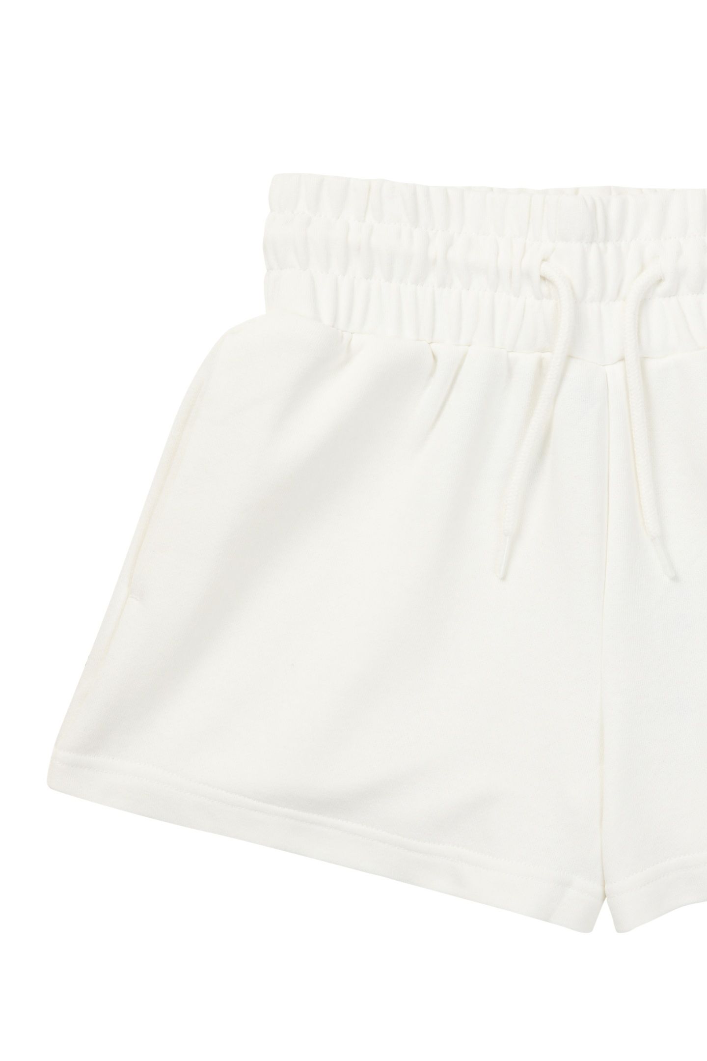RIFREDI WIDE GRAPHIC SWEAT SHORTS EGRET 3