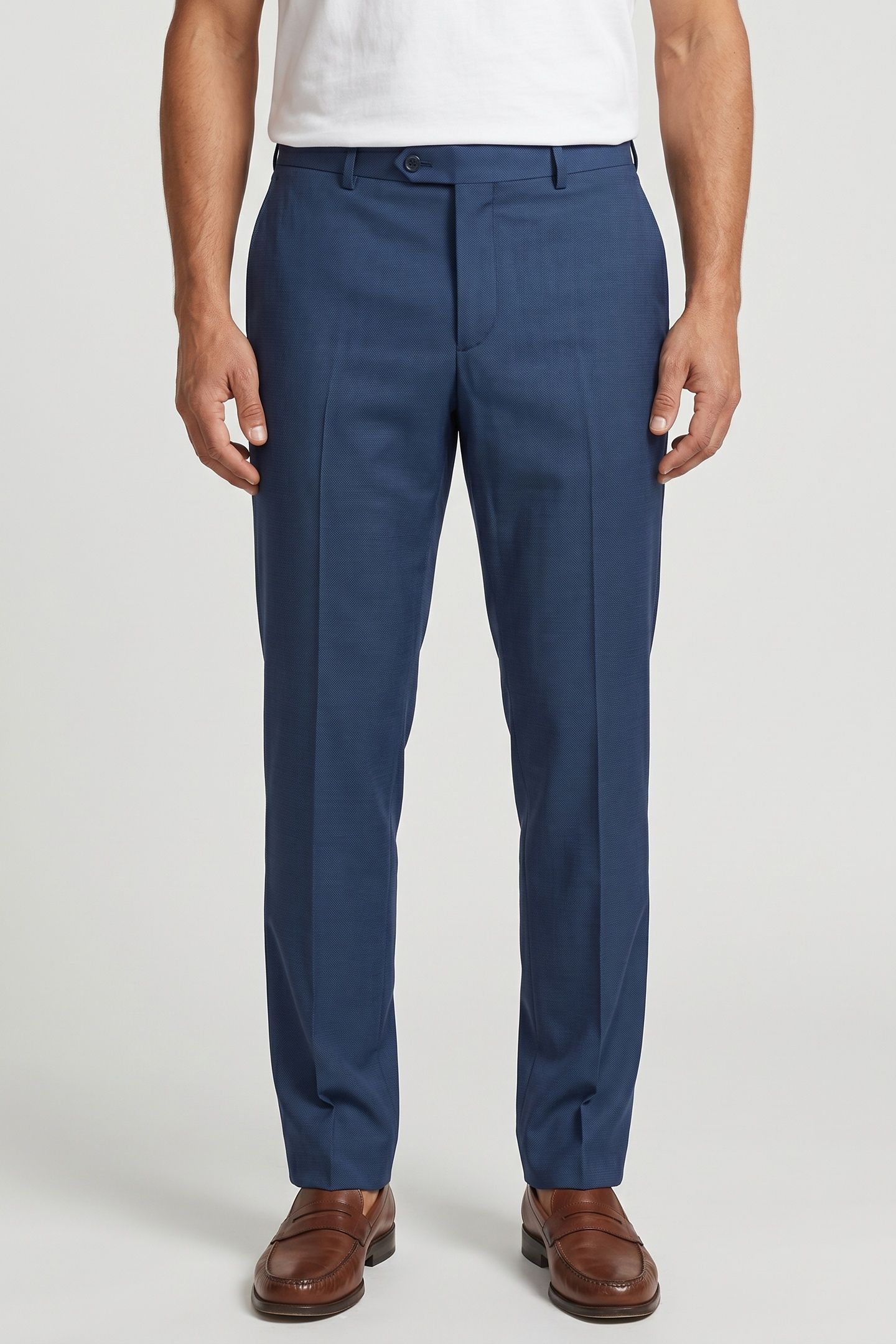 SLIM FIT PANTS BLUE 1