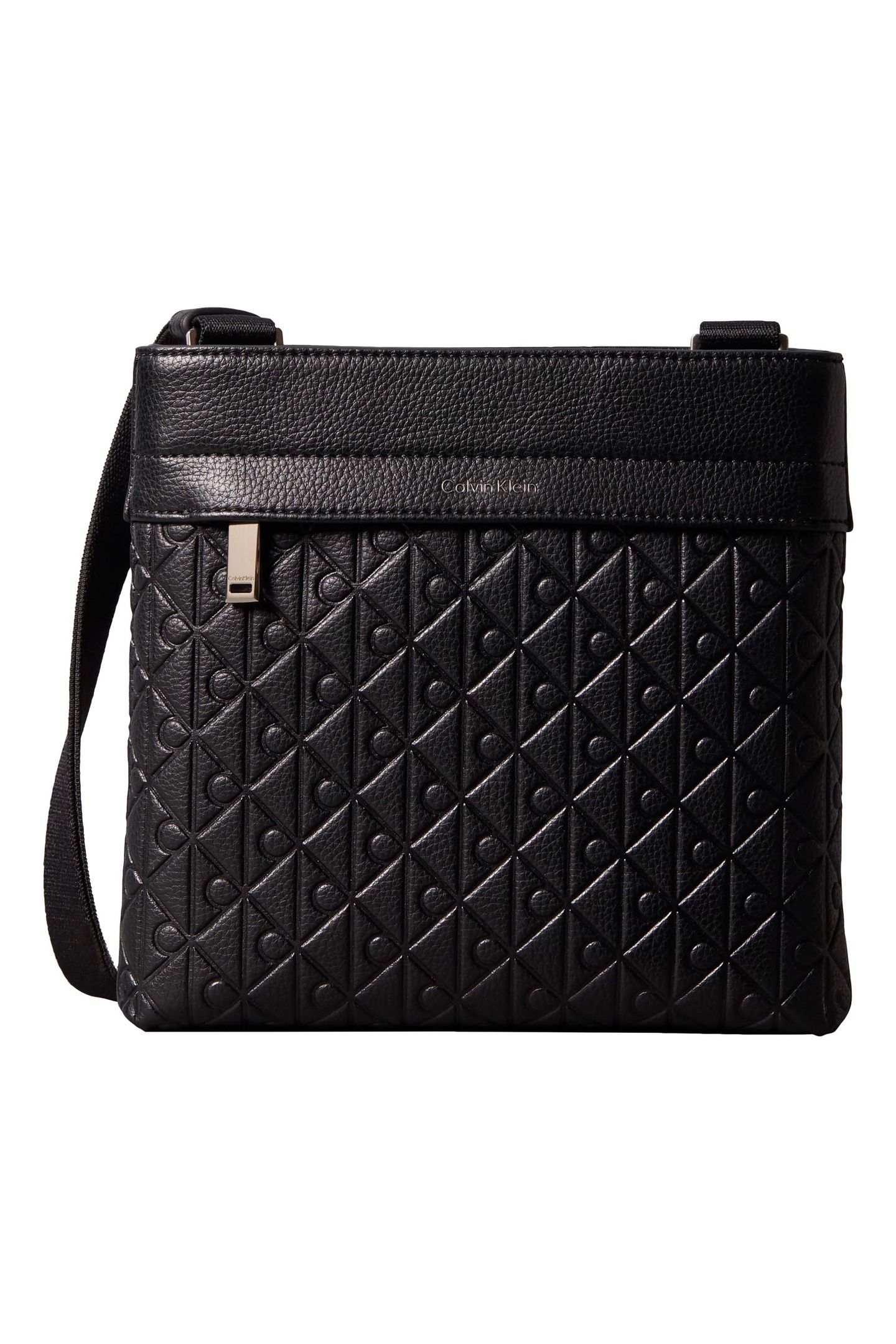 EMBLEM EMBOSS SLING BAG BLACK 2