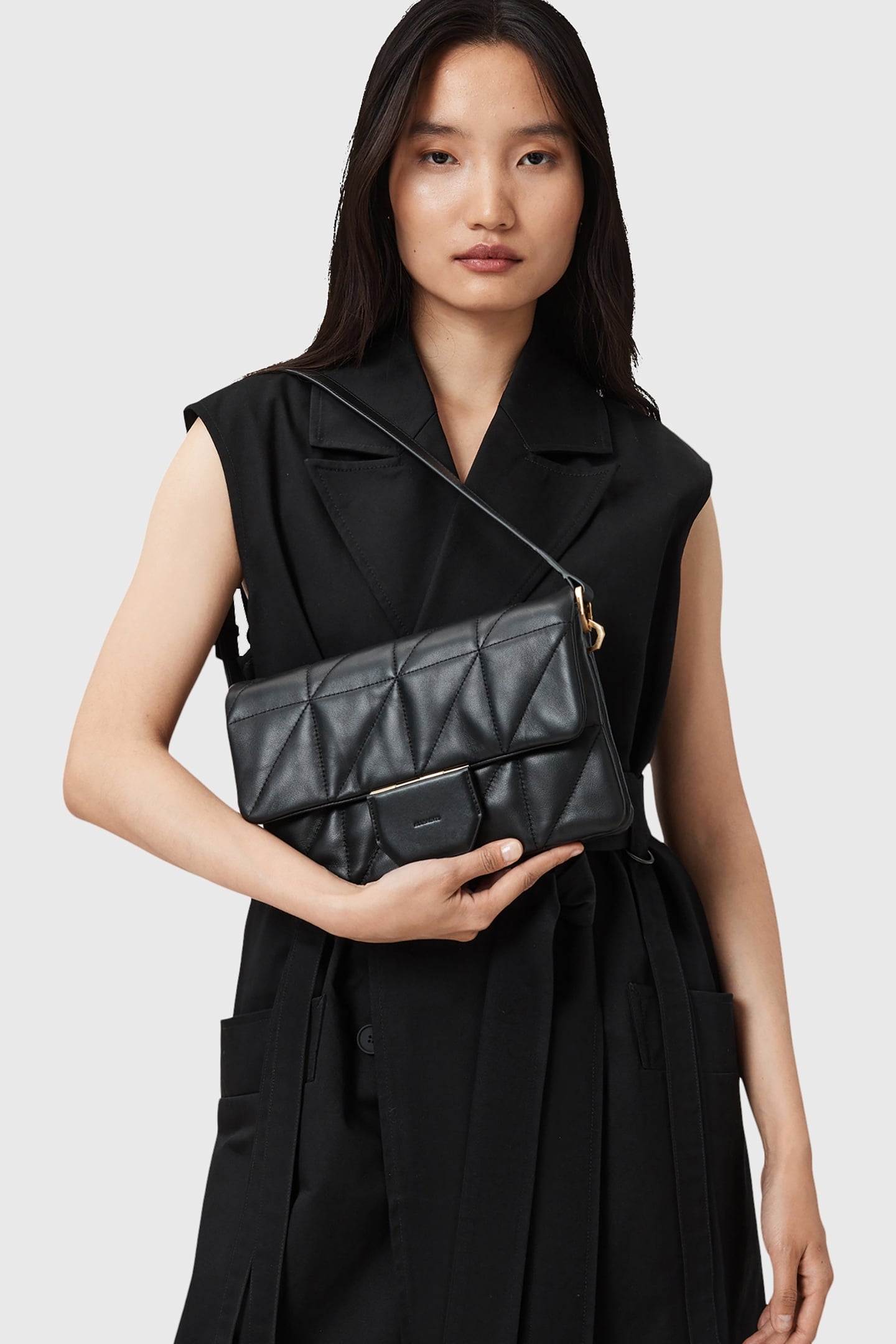 ONDINE QUILT SHLDR BLACK 1