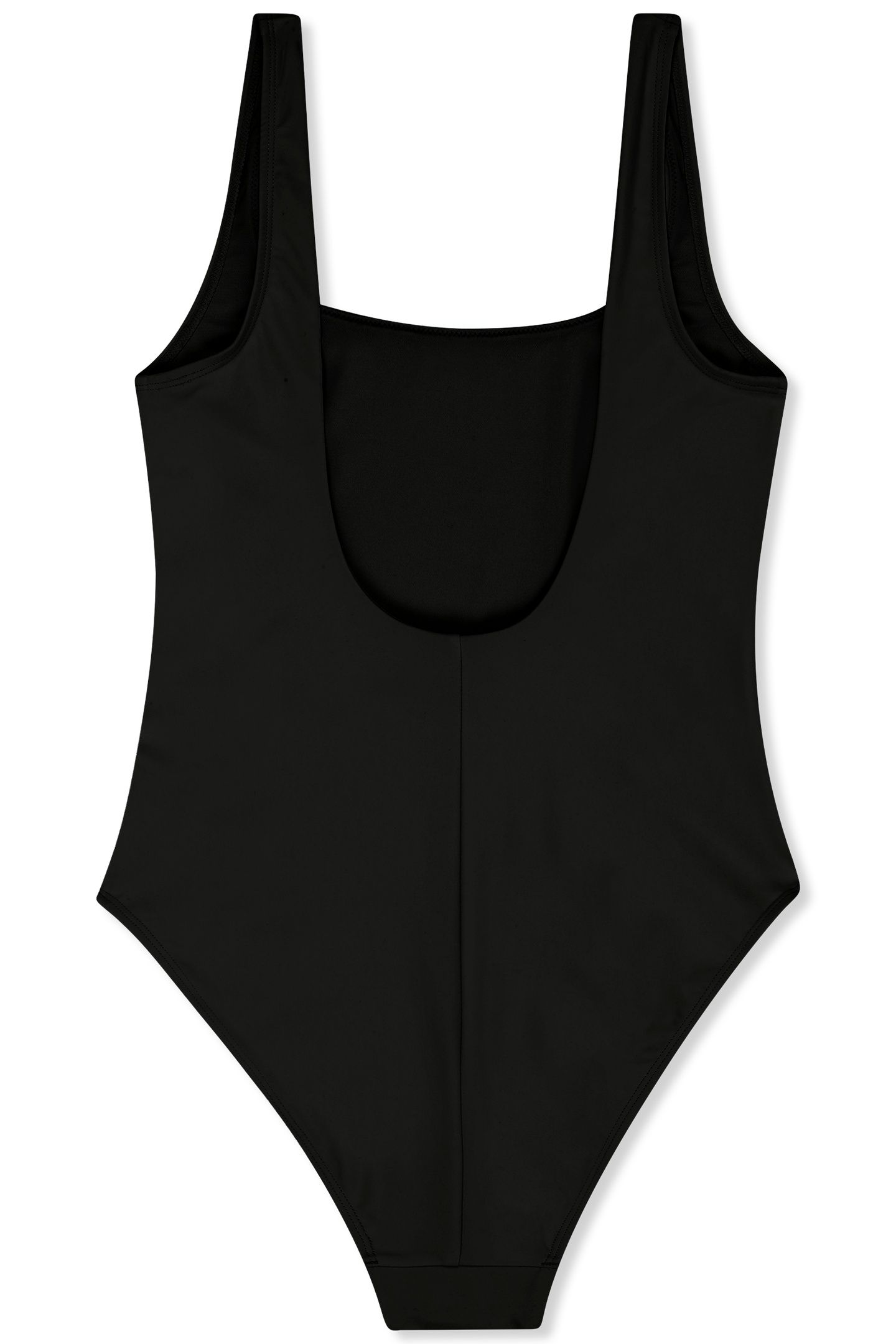 ISOLA LOGO SCOOP BACK SWIMSUIT BLACK 5