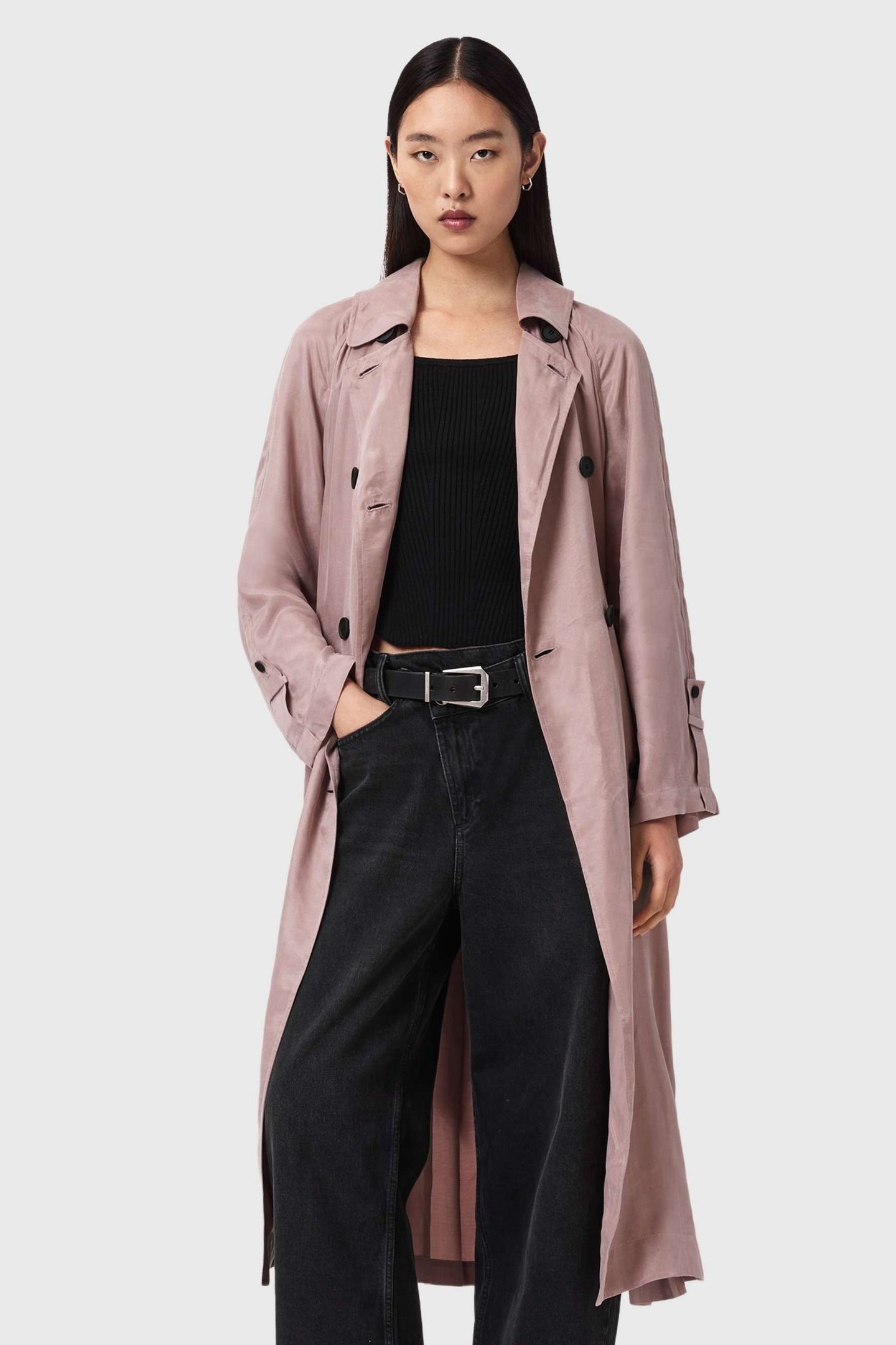 LIZIE TRENCH SHADOW PINK 5