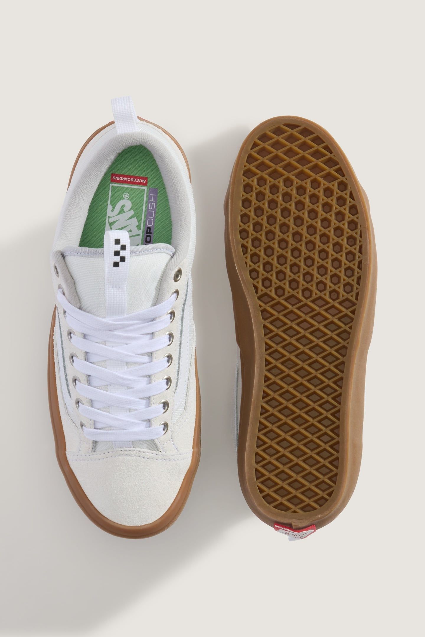 UNISEX SKATE OLD SKOOL 36 + WHITE/GUM 9