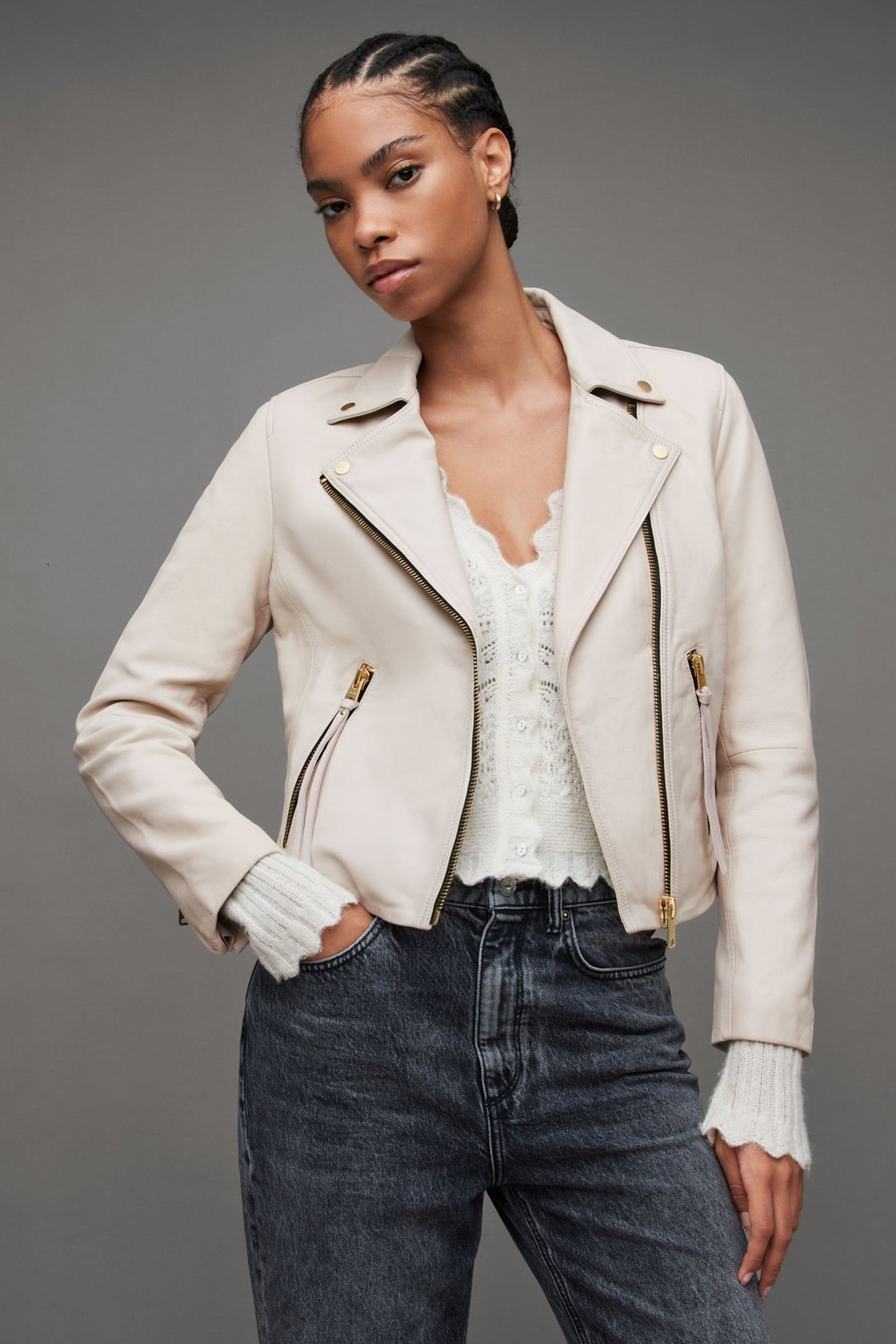 DALBY BIKER IVORY WHITE 1