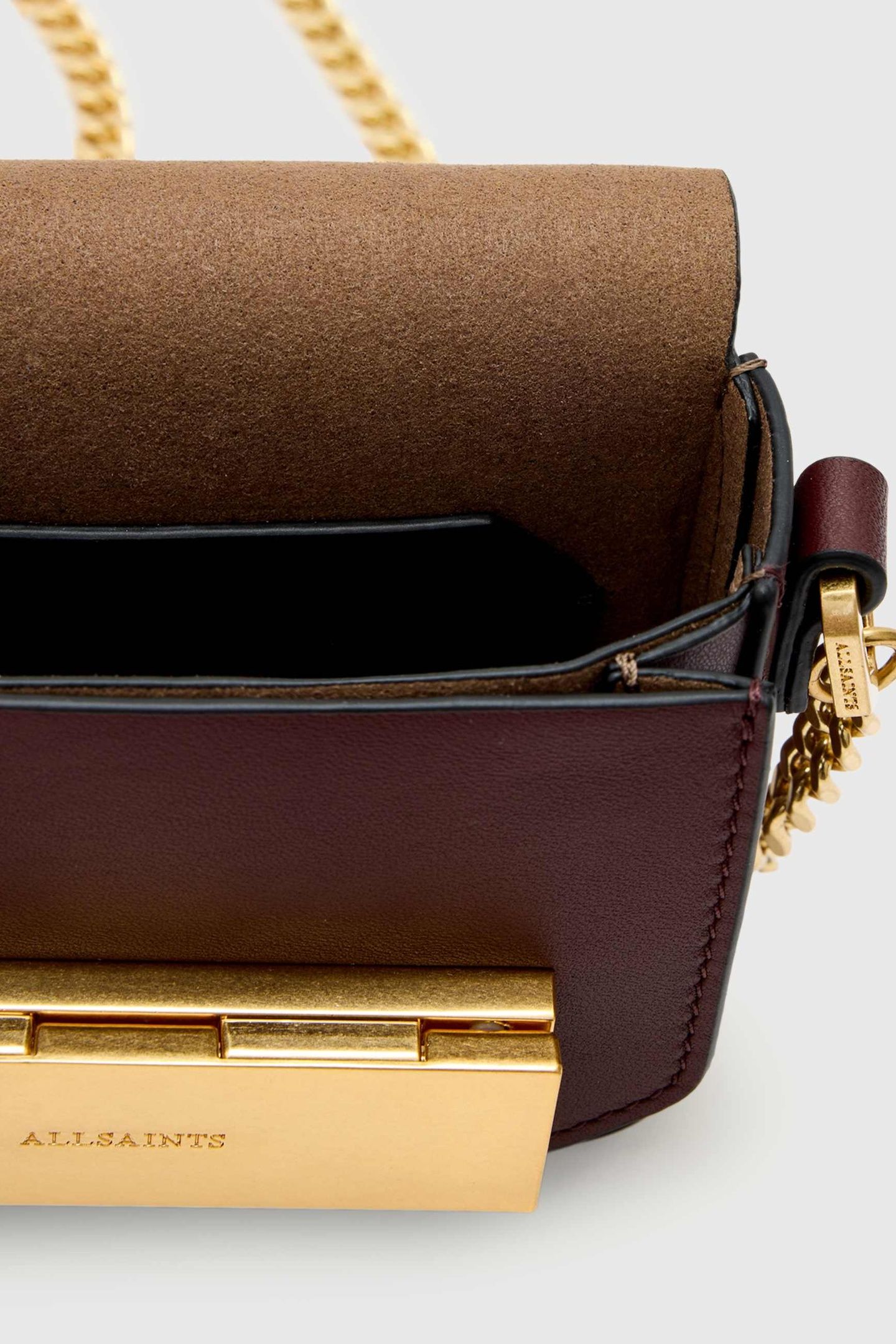 ETTA CHAIN CROSSBODY DARK RED 7