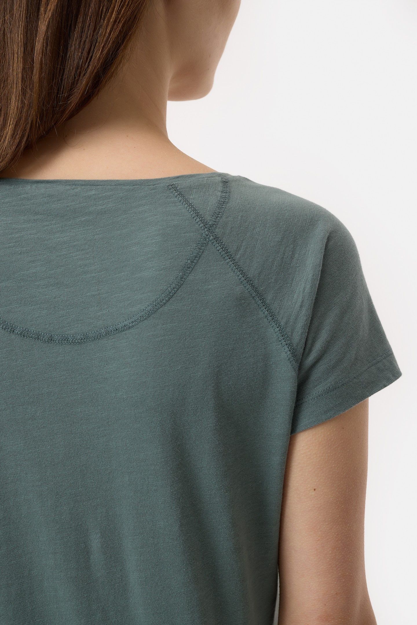 T SHIRT RAGLAN FADED GREEN 4