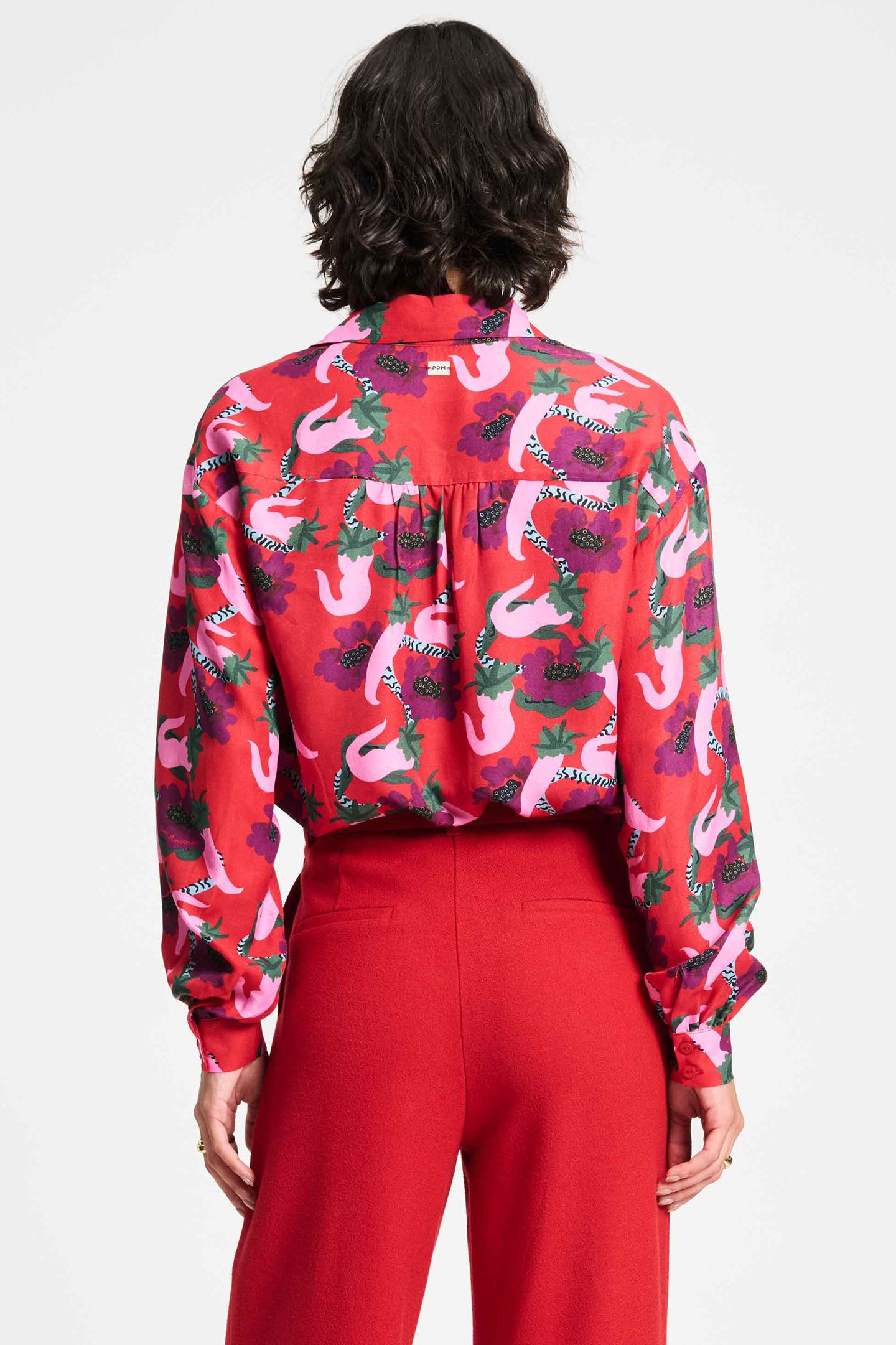 BLOUSE - VIOLET PICNIC DELIGHT RED 2