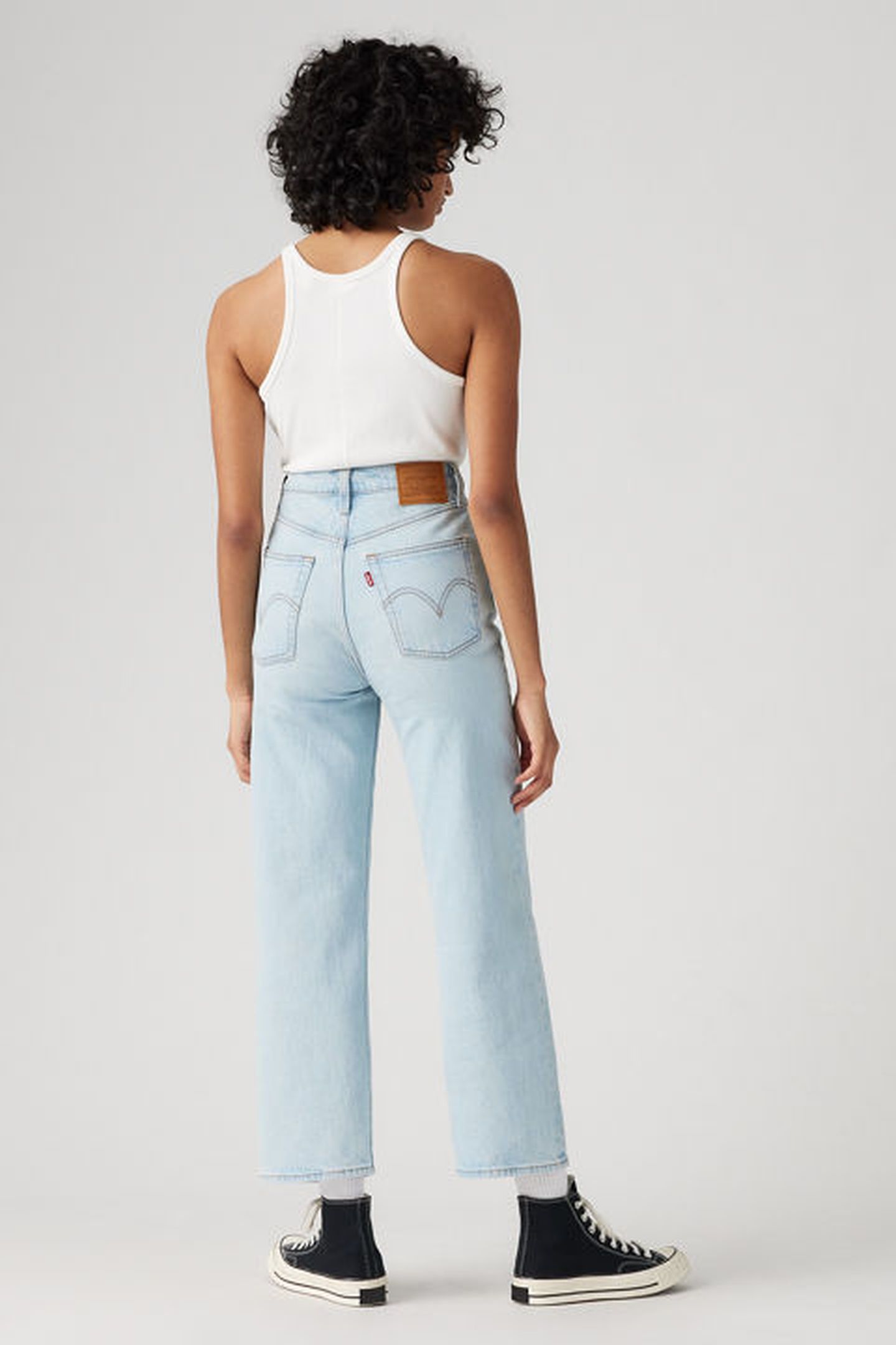 RIBCAGE STRAIGHT ANKLE JEANS 3