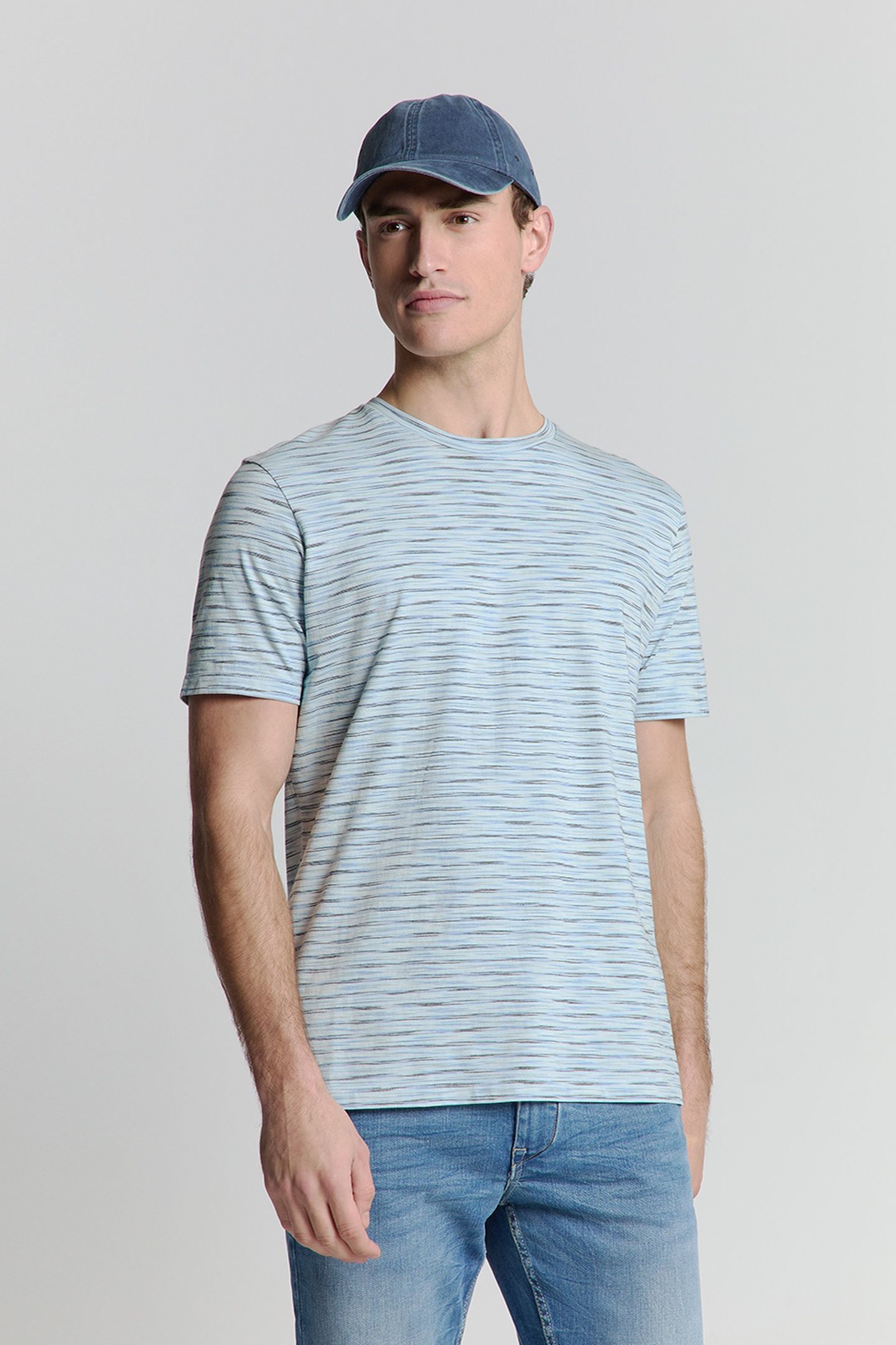 T-SHIRT CREWNECK MULTI COLOURED MELANGE CLOUD 3