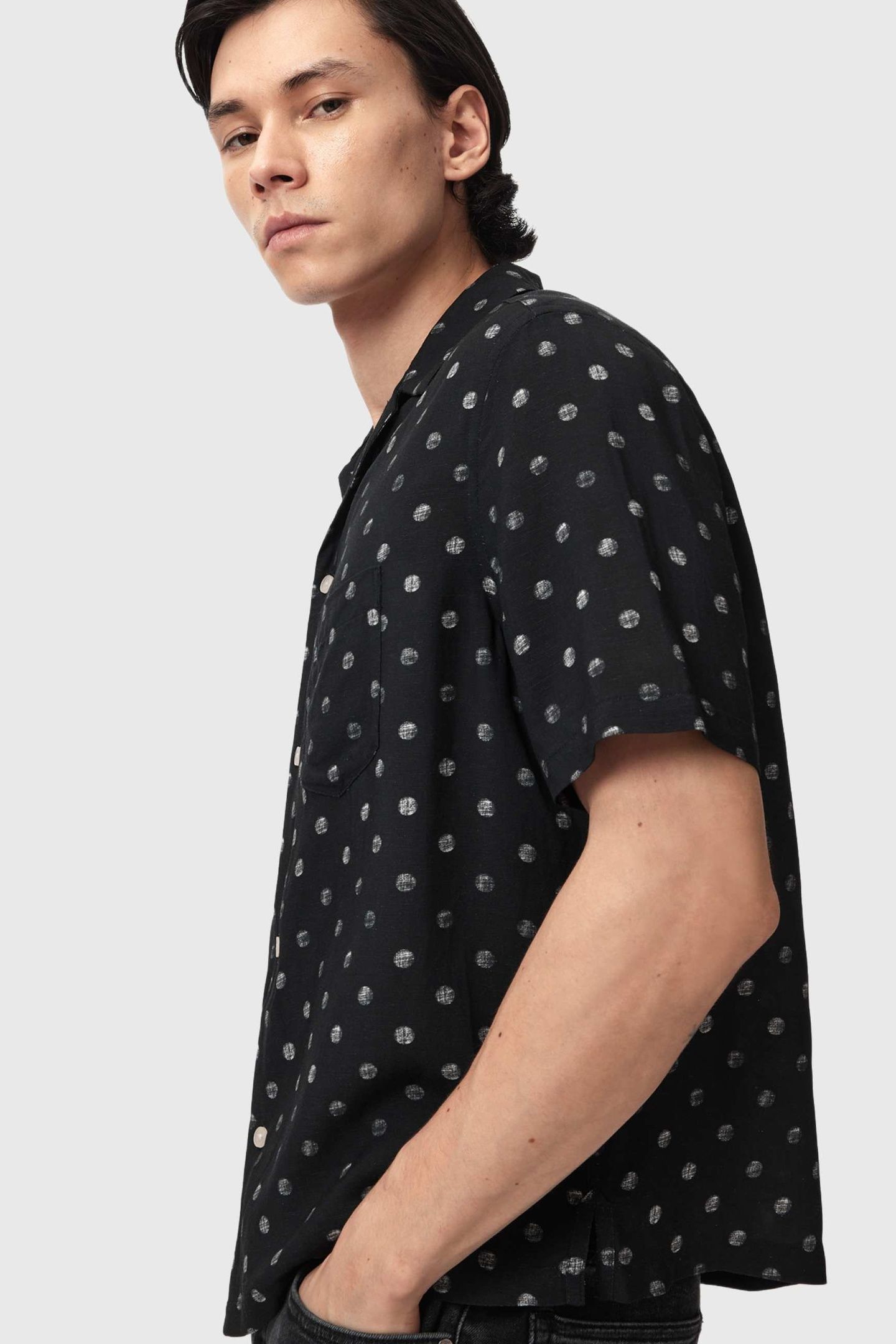 UPTON SS SHIRT JET BLACK 5