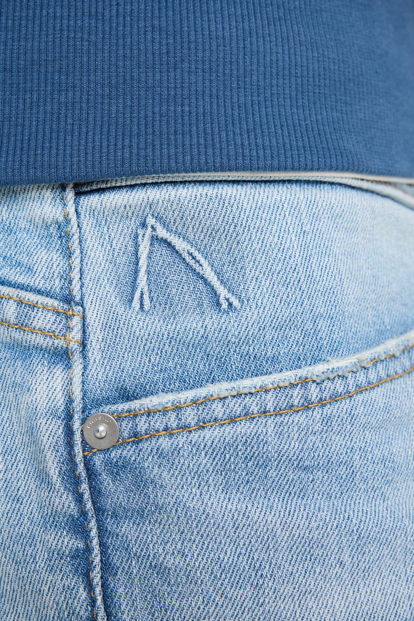 HELYX STRIDE PANTS DENIM LIGHT BLUE REPAIRED 4