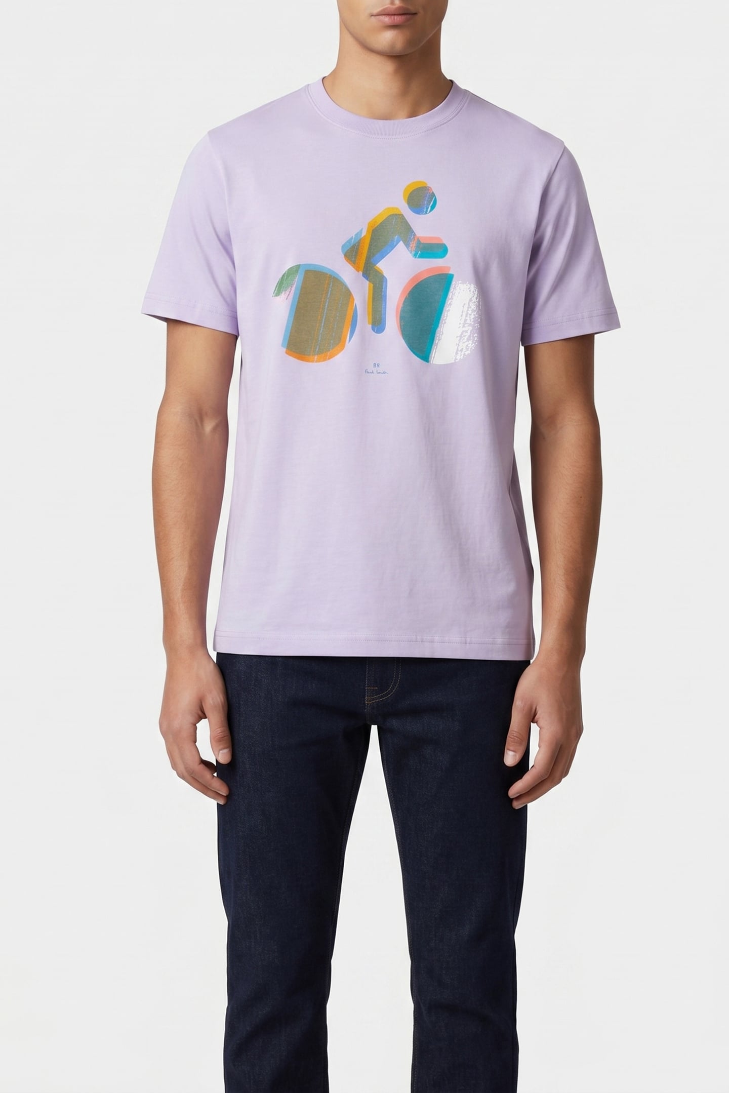 MENS REG FIT T SHIRT CYCLE LILAC 1