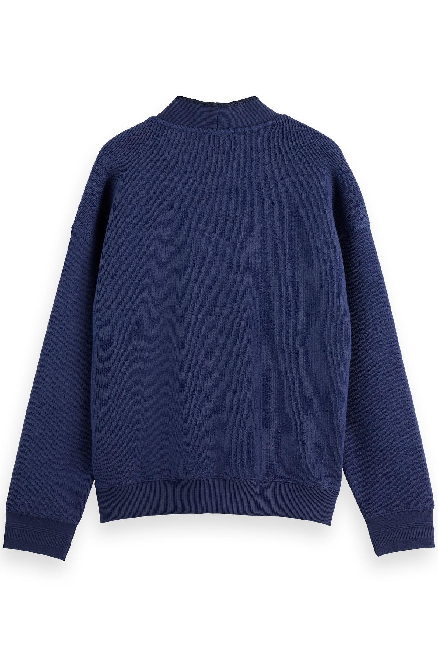 LOOSE FIT BUTTON DOWN SWEATSHIRT PEACOAT 5