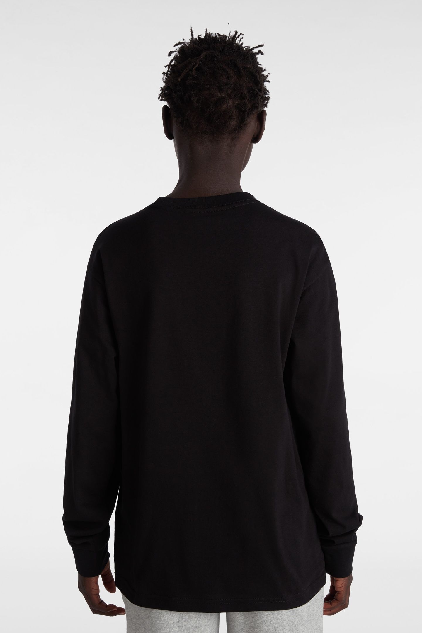 UNISEX CLASSIC LONGSLEEVE BLACK/WHITE 3