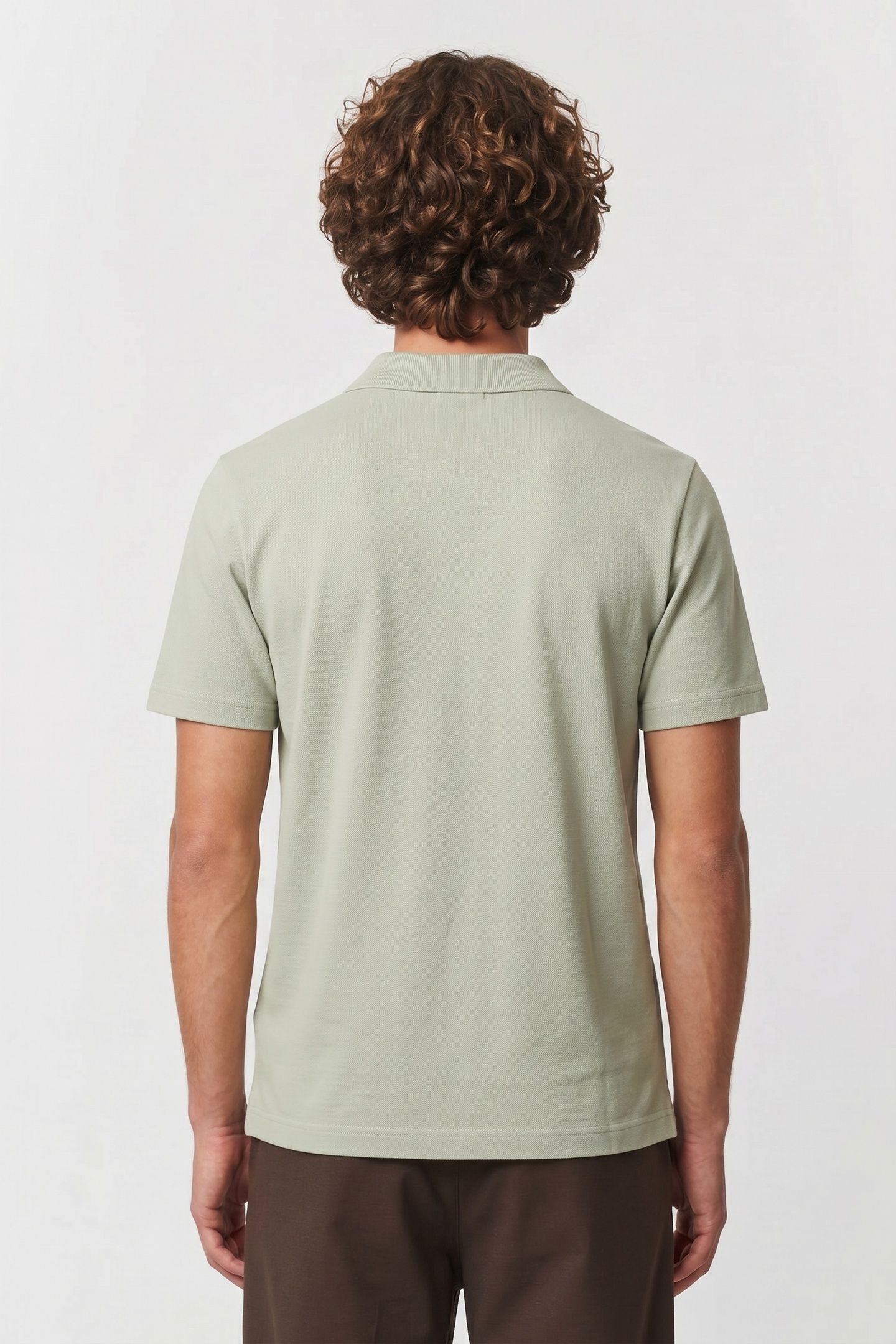 POLO V SOLID STRETCH MINT 3