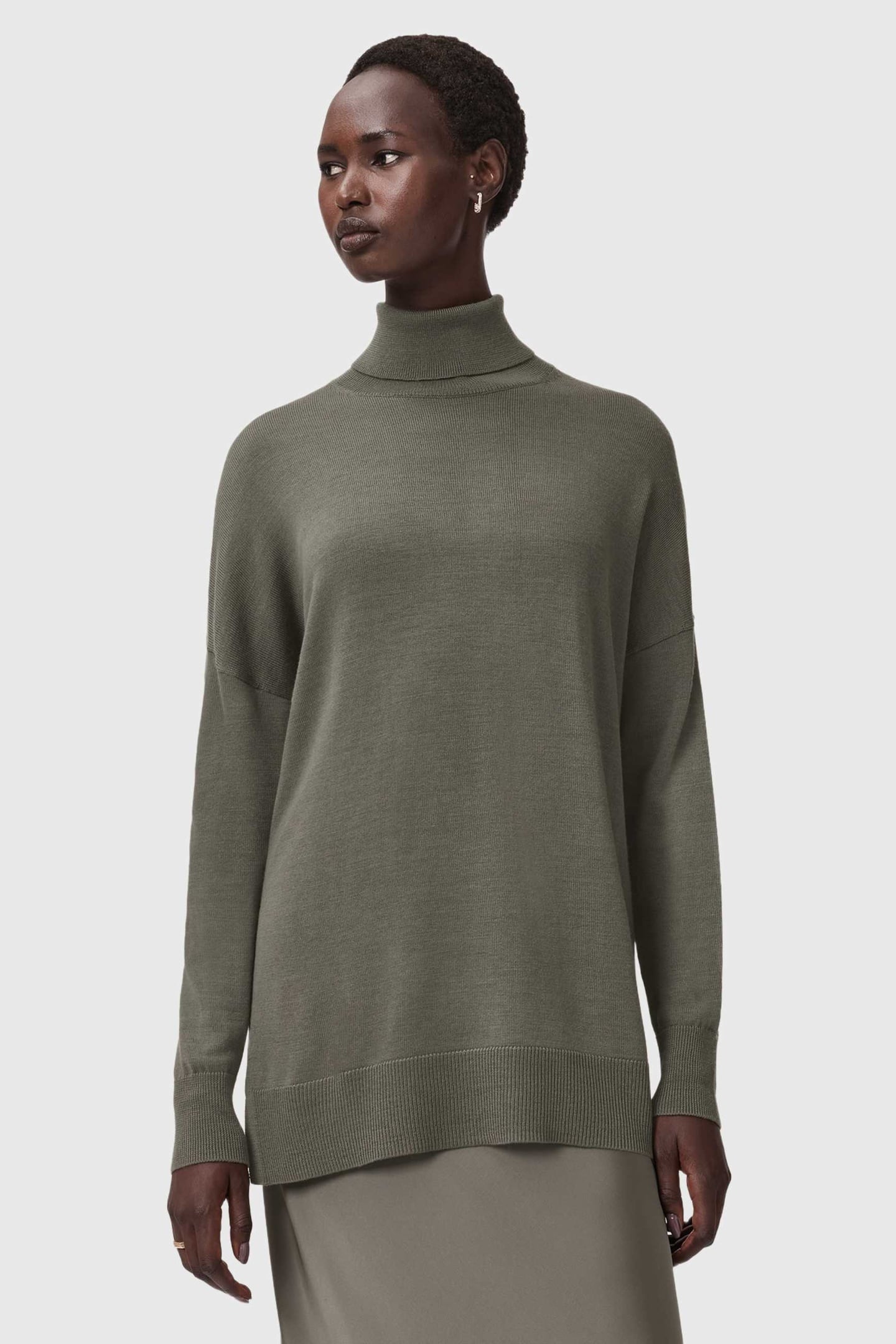 JUNO DRESS LIGHT KHAKI 3