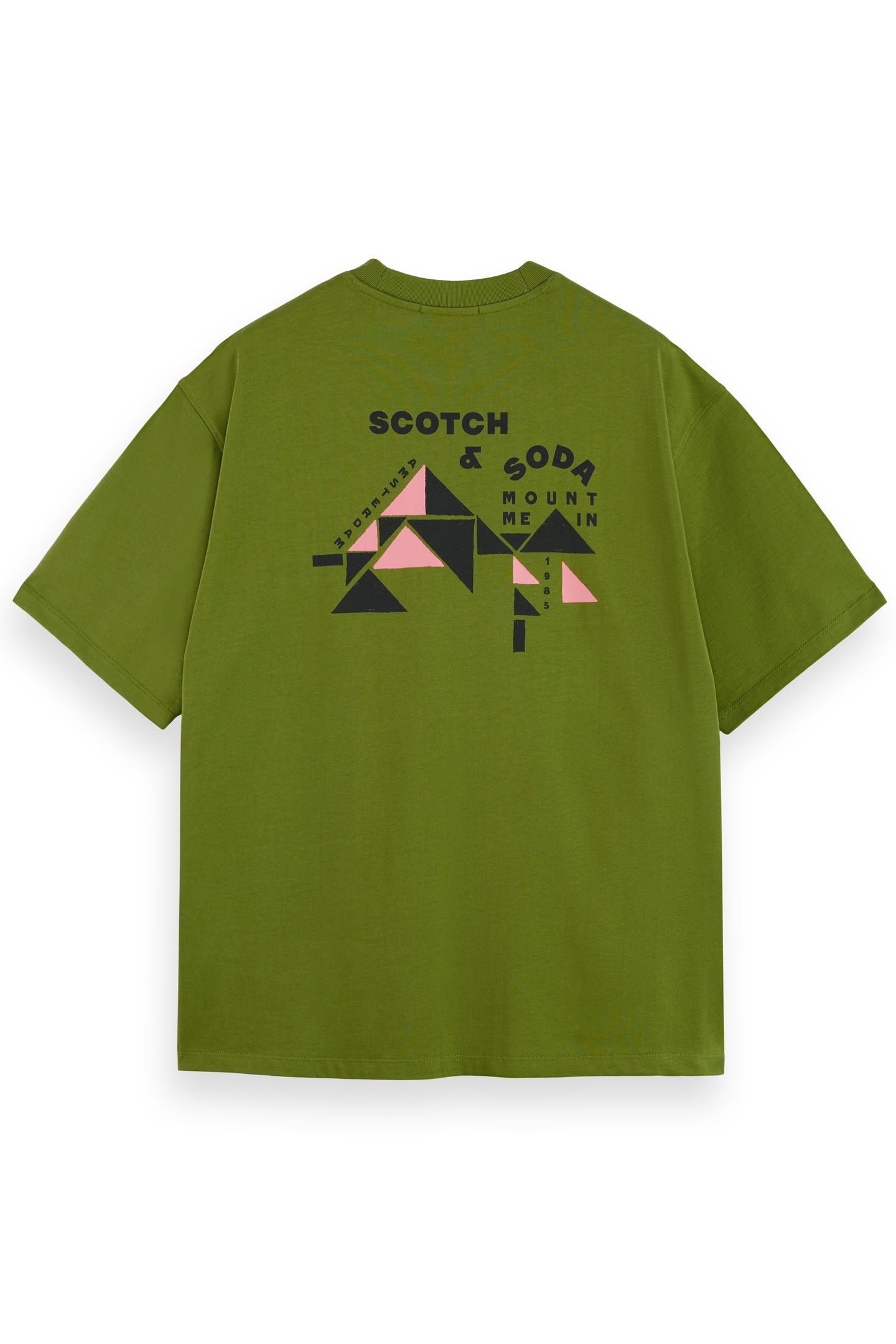 LOOSE FIT FRONT AND BACK ARTWORK T-SHIRT CALLA GREEN 4