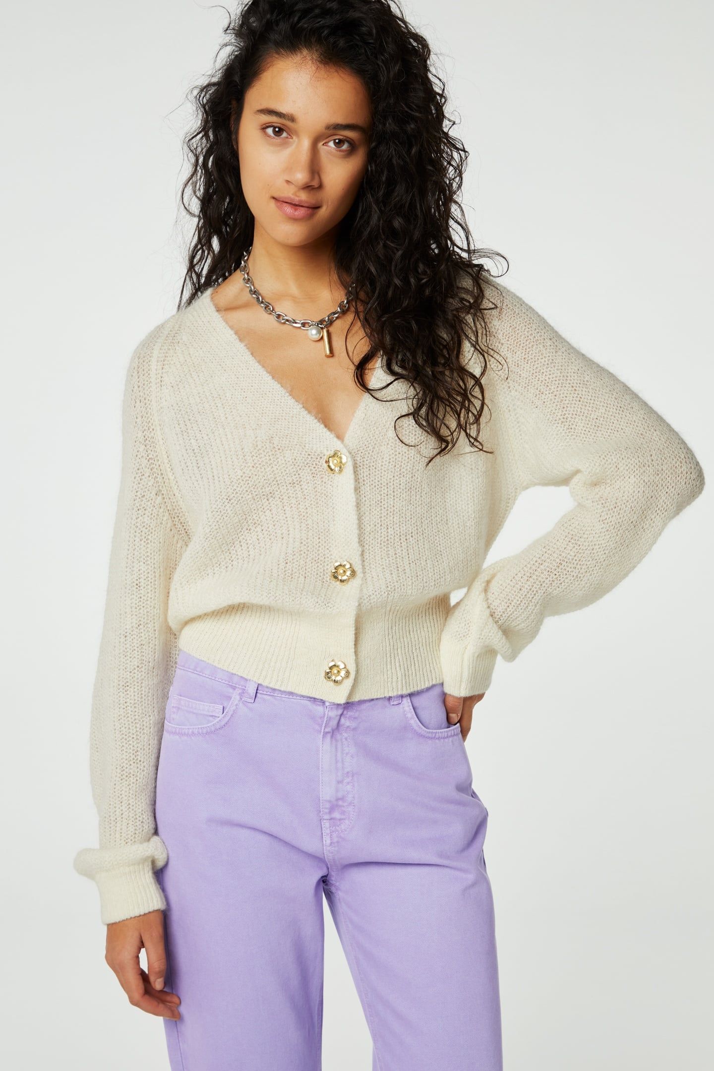 CASEY CARDIGAN CREAM WHITE 1
