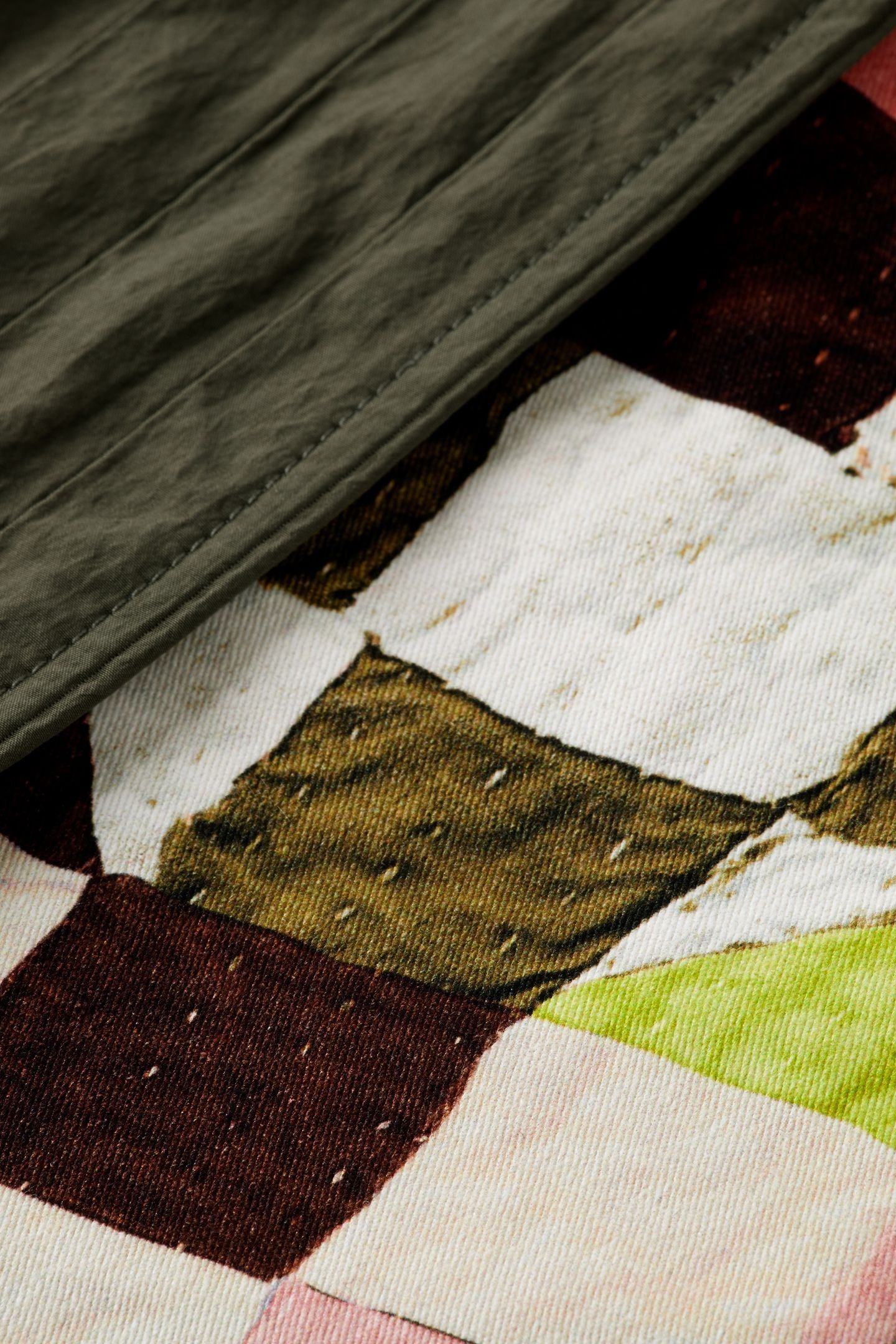 GIRL PATCHWORK SKORT THYME 3