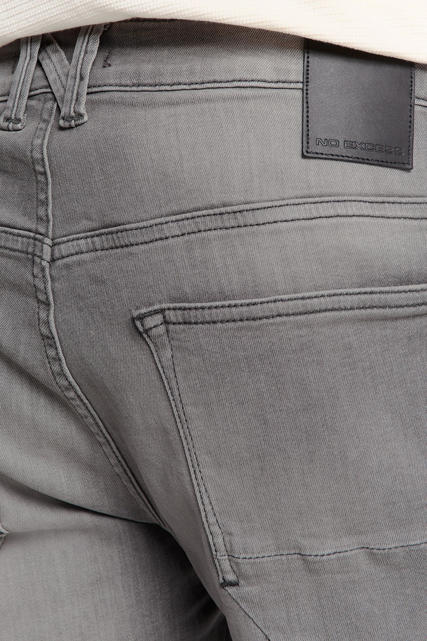 SHORT DENIM STRETCH GREY DENIM 6