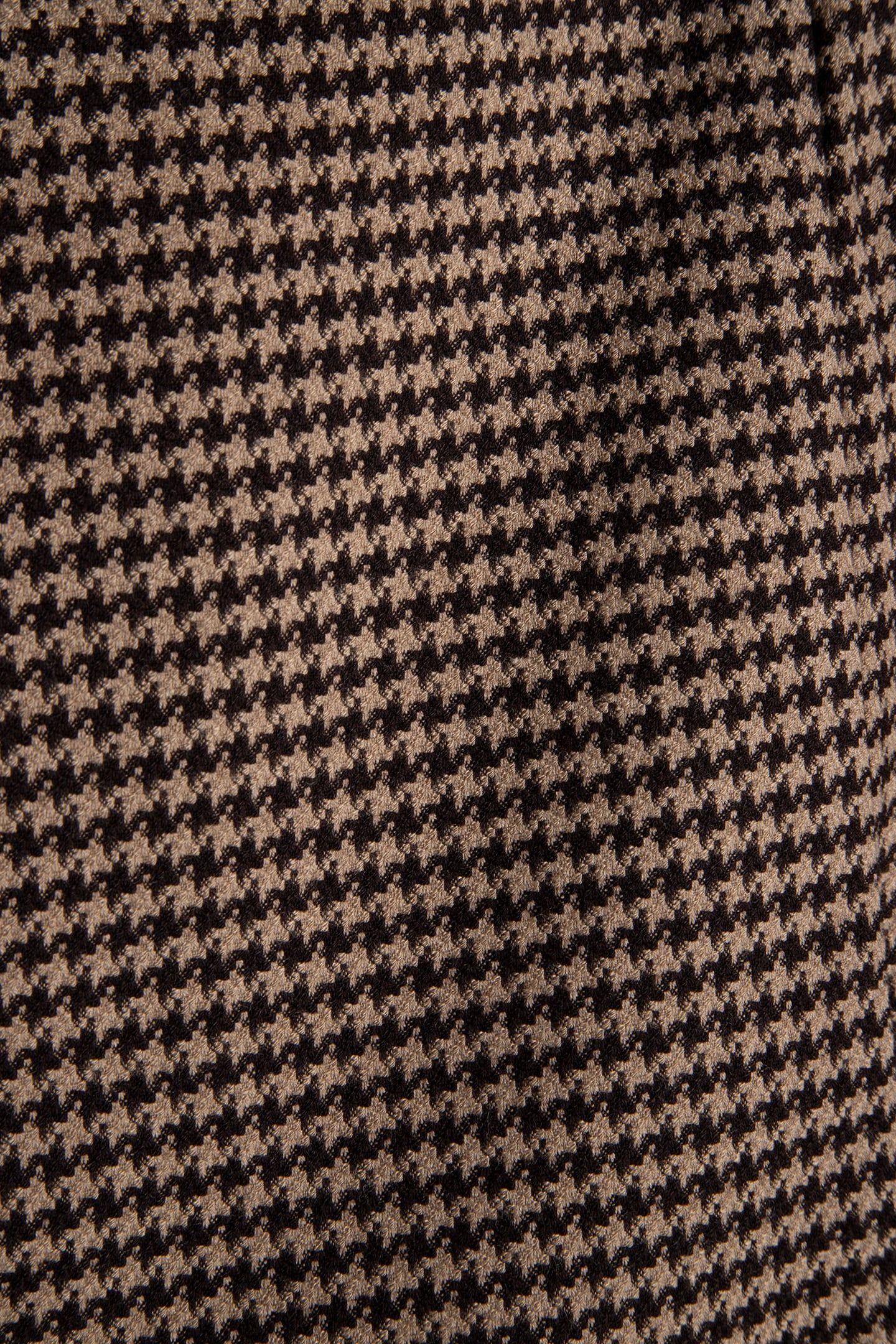 HOUNDSTOOTH SKIRT BROWN 4