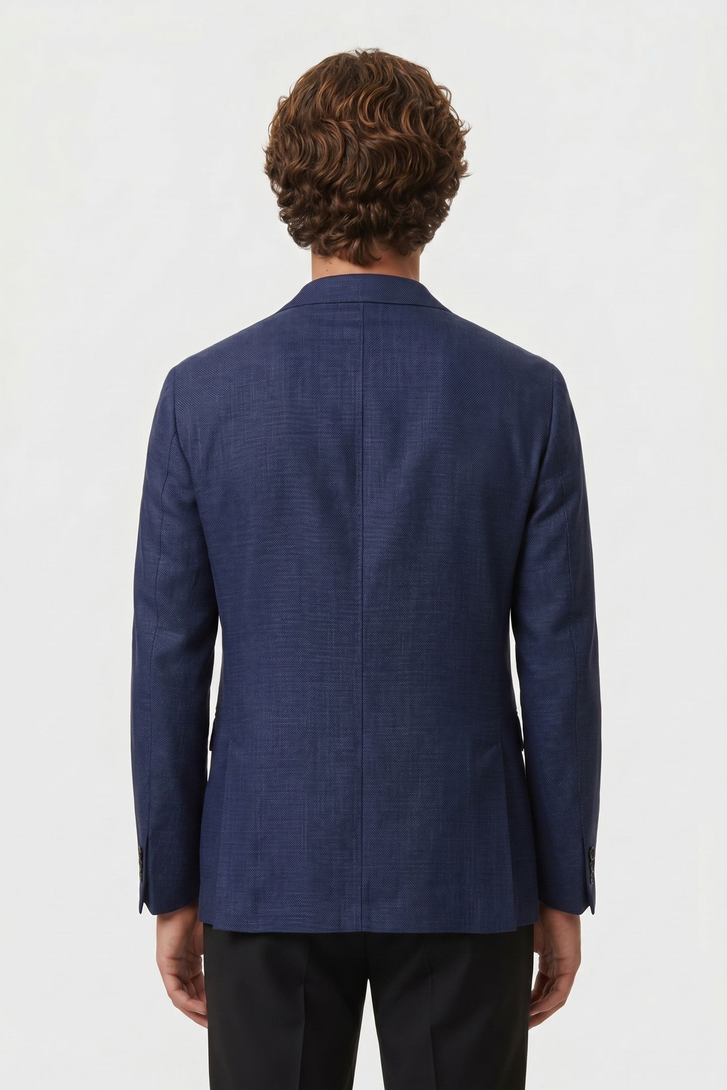 JACKET REGULAR LINING LINEN BLUE 2