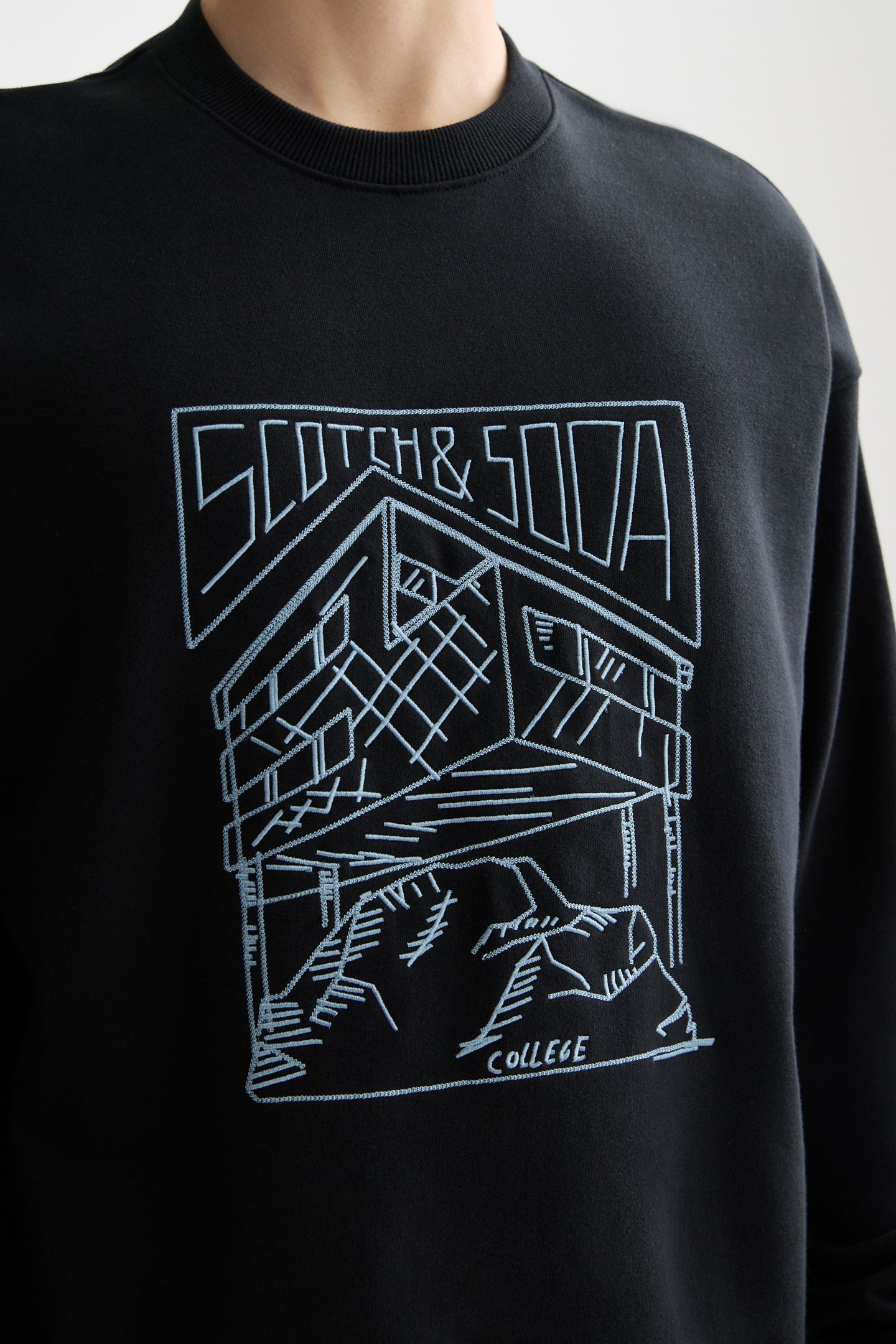 CHEST LOGO SWEATSHIRT METEORITE 6