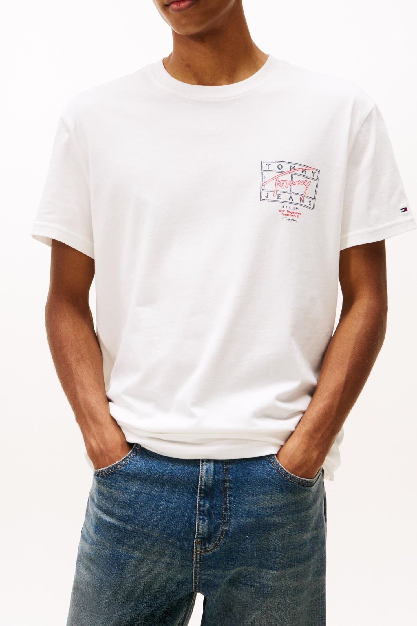 REGULAR SIGN SPRAY T-SHIRT ECRU 1