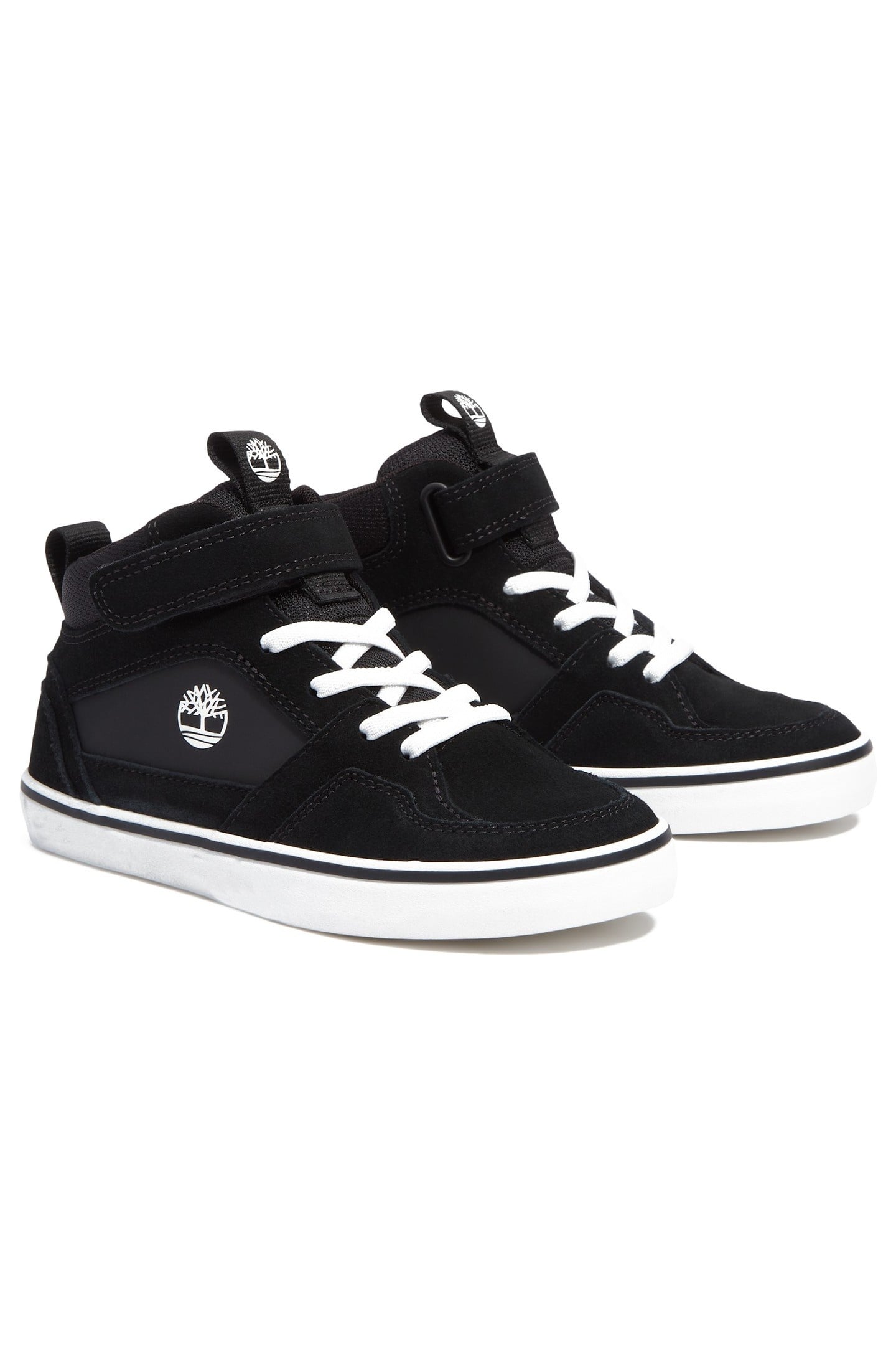 STONE JUMP MID HOOK & LOOP SNEAKER BLACK SUEDE 6