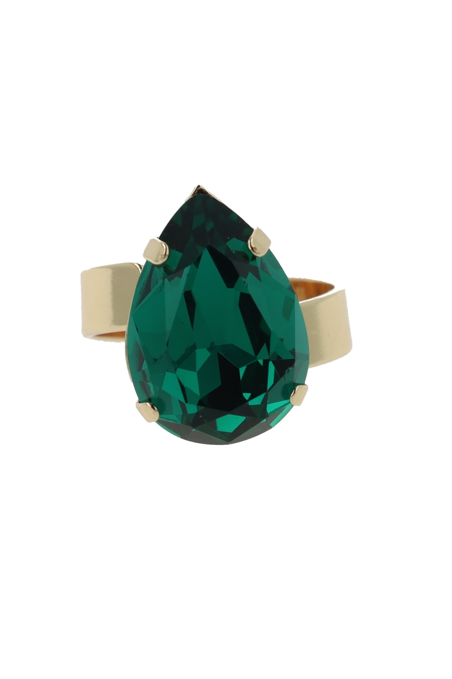 CLASSIC DROP RING EMERALD 1
