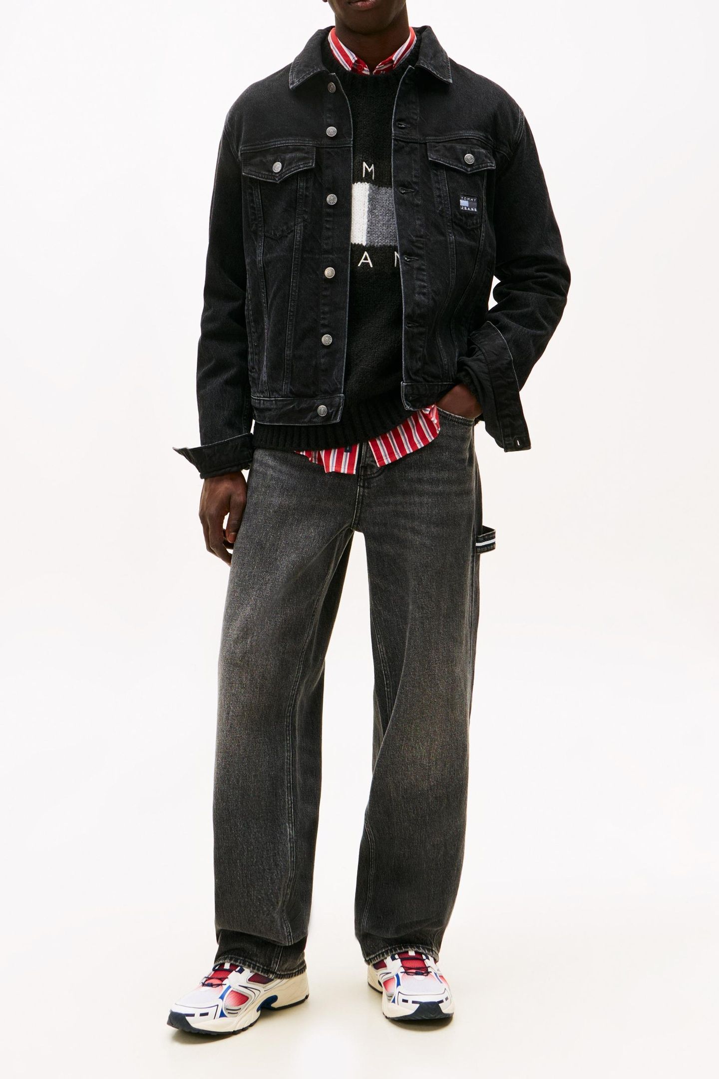 JAIMIE RELAXED STRAIGHT JEANS PANTOLON DENIM BLACK 2