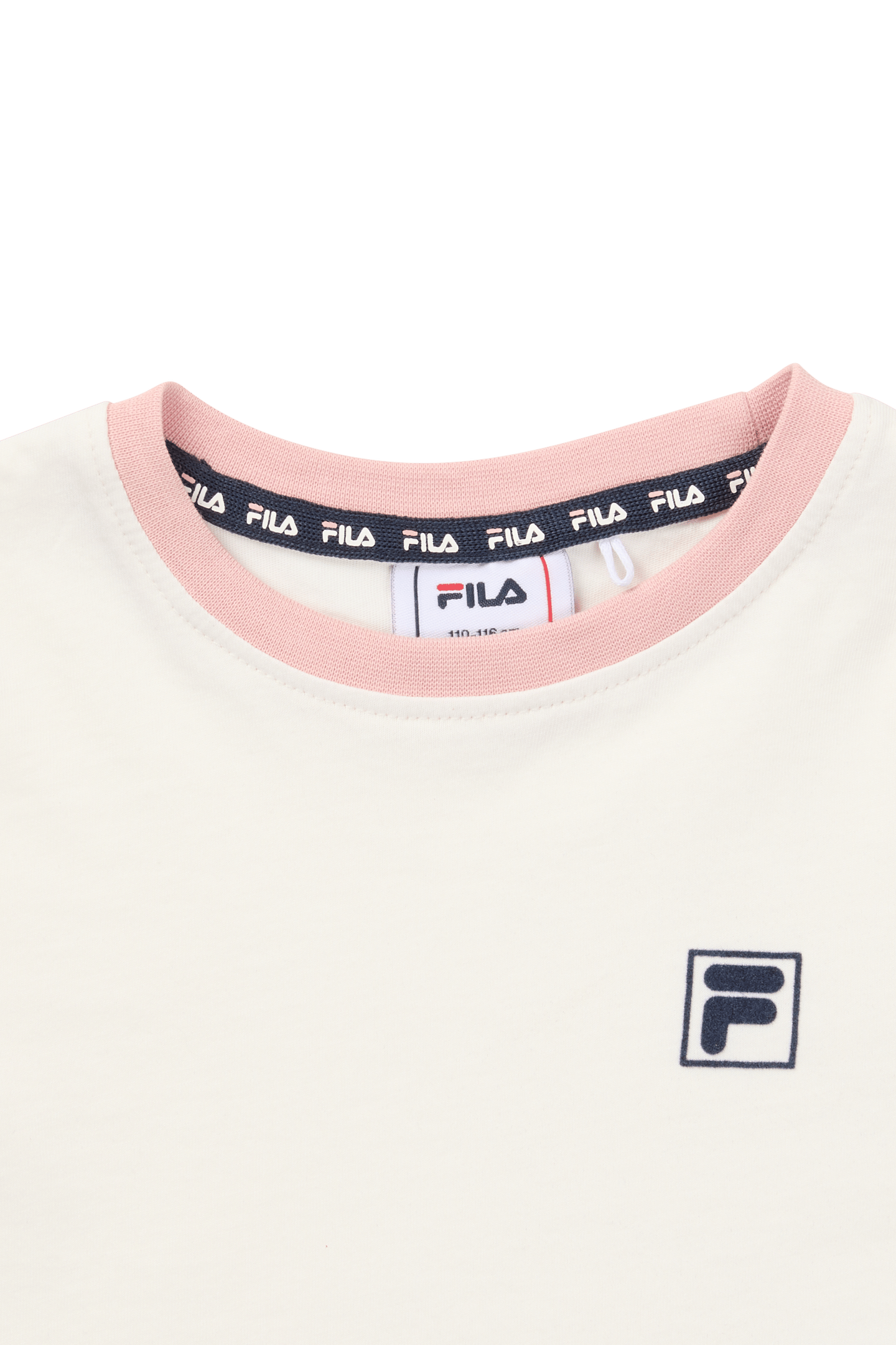 PRATOLINO CROPPED RINGER T-SHIRT EGRET-MELLOW ROSE 2