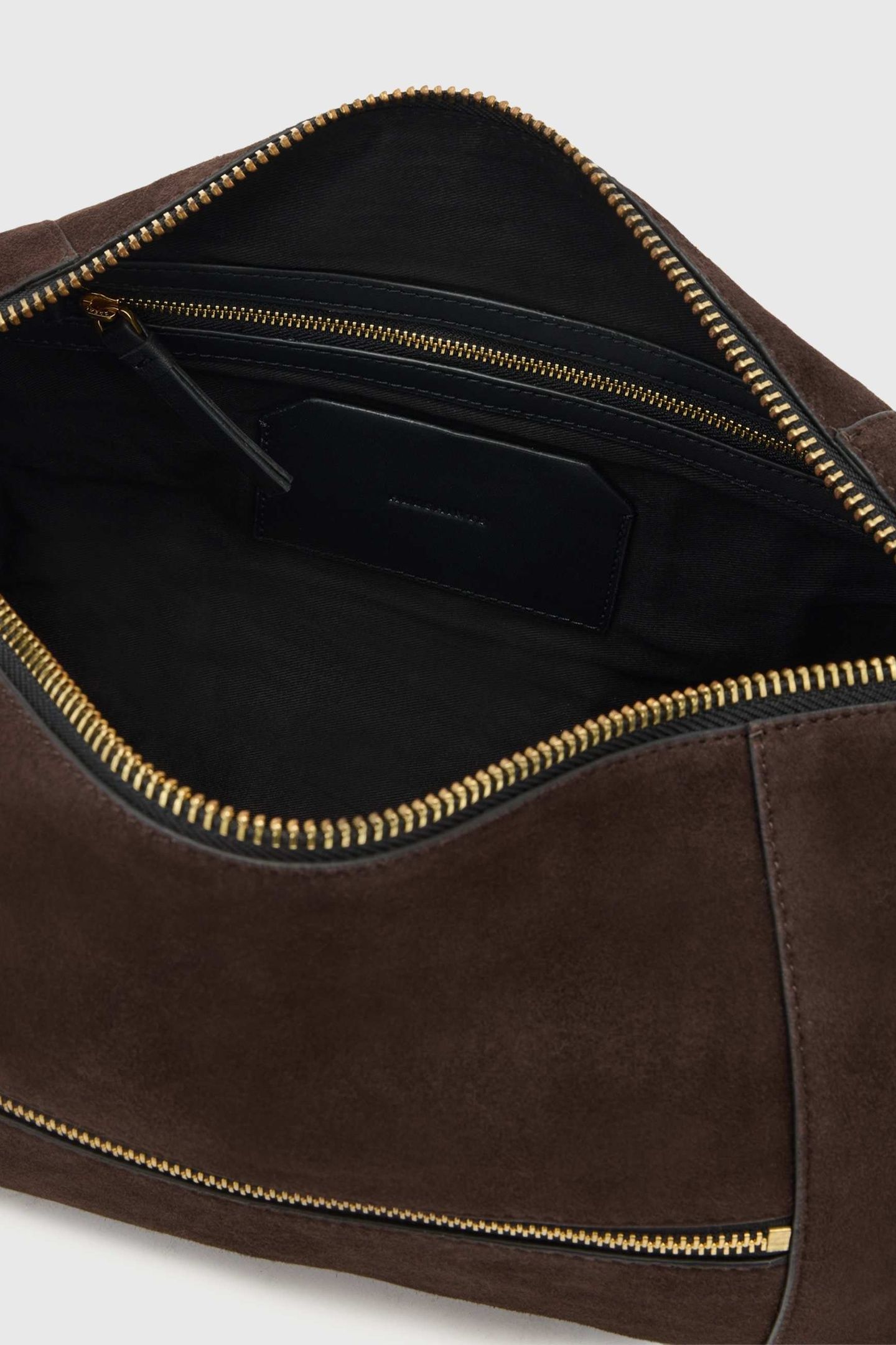 VEGA SUEDE SHLDR BAG BITTER BROWN 6