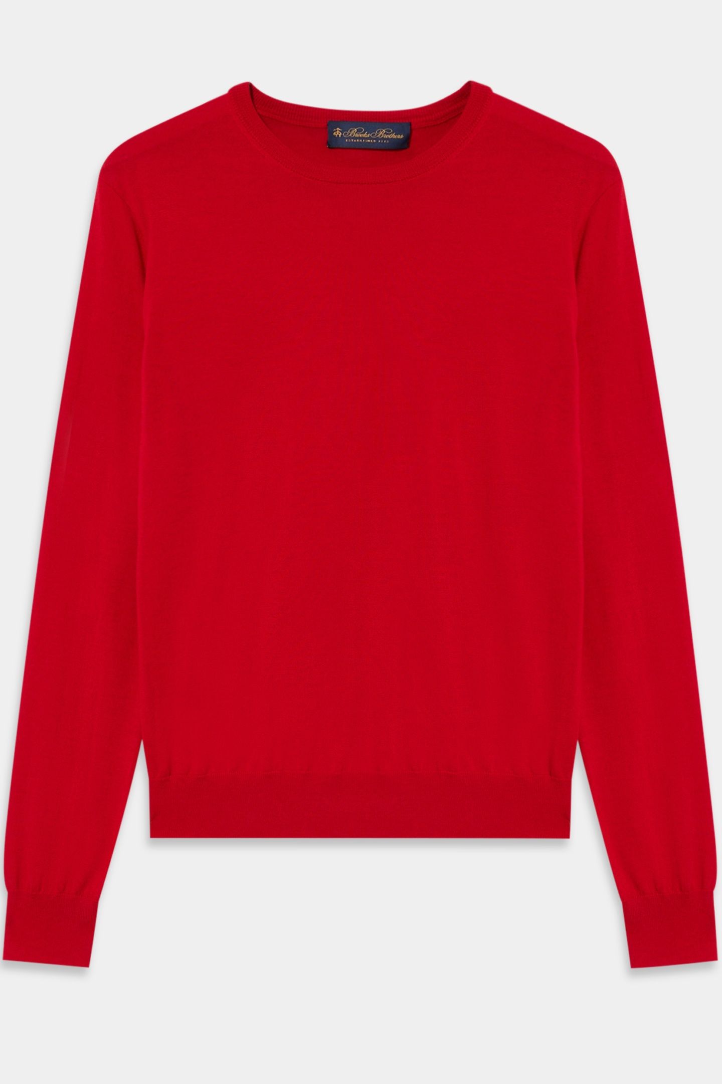 WOOL CREWNECK SWEATER RED 3