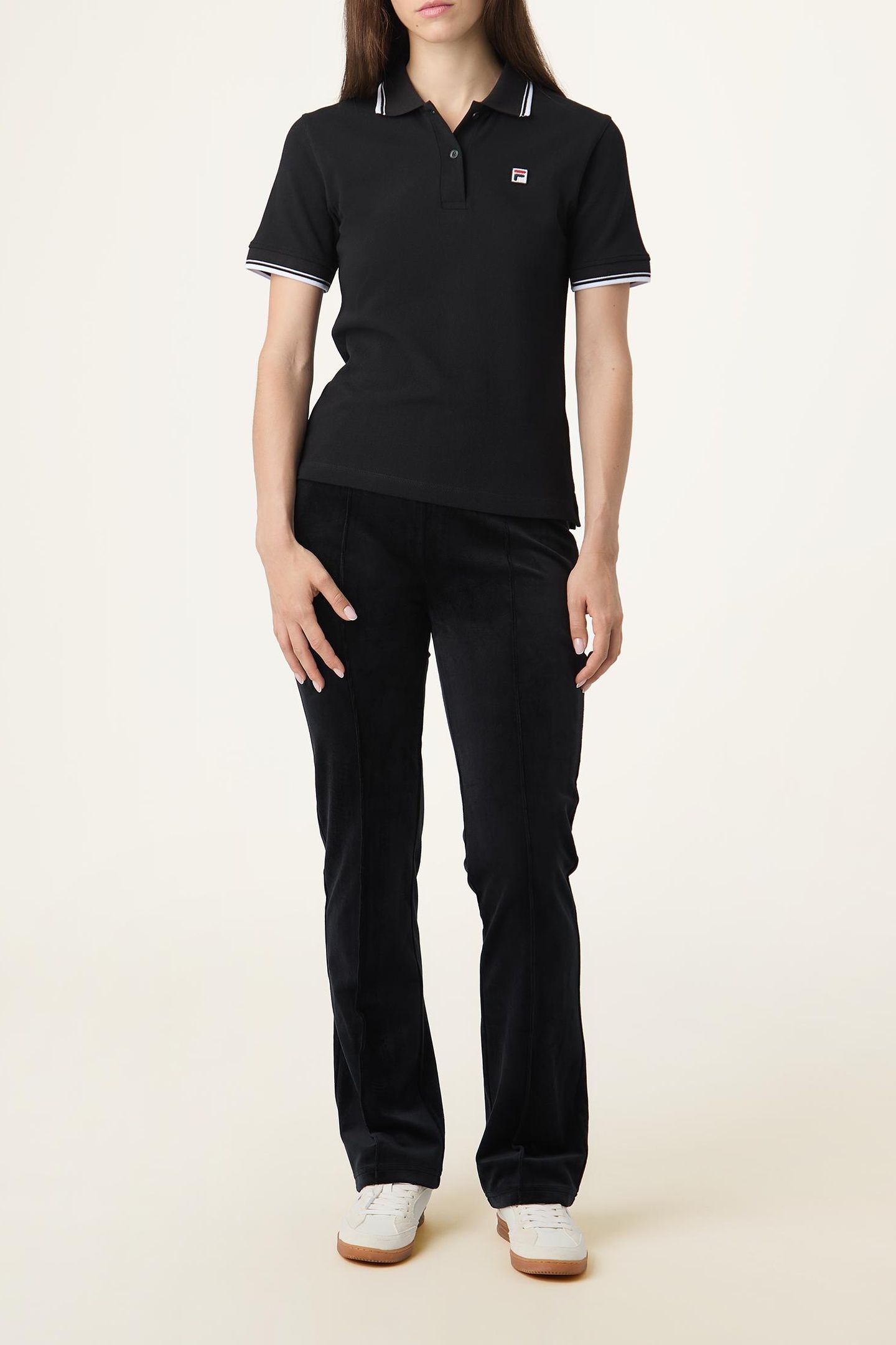 BIELLA SLIM TIPPED POLO SHIRT BLACK 3