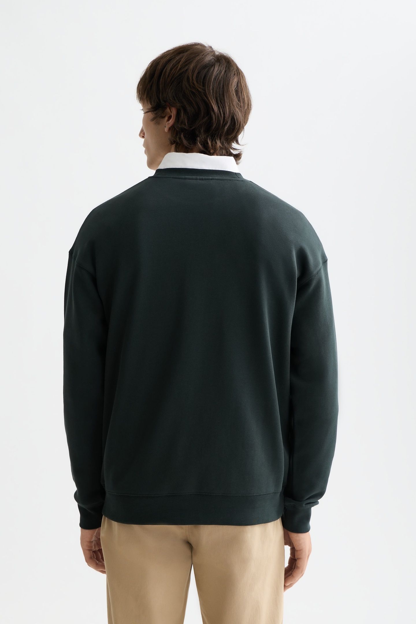 CORE - LOGO FRONT CHEST SWEATSHIRT GRACHTEN GREEN 3