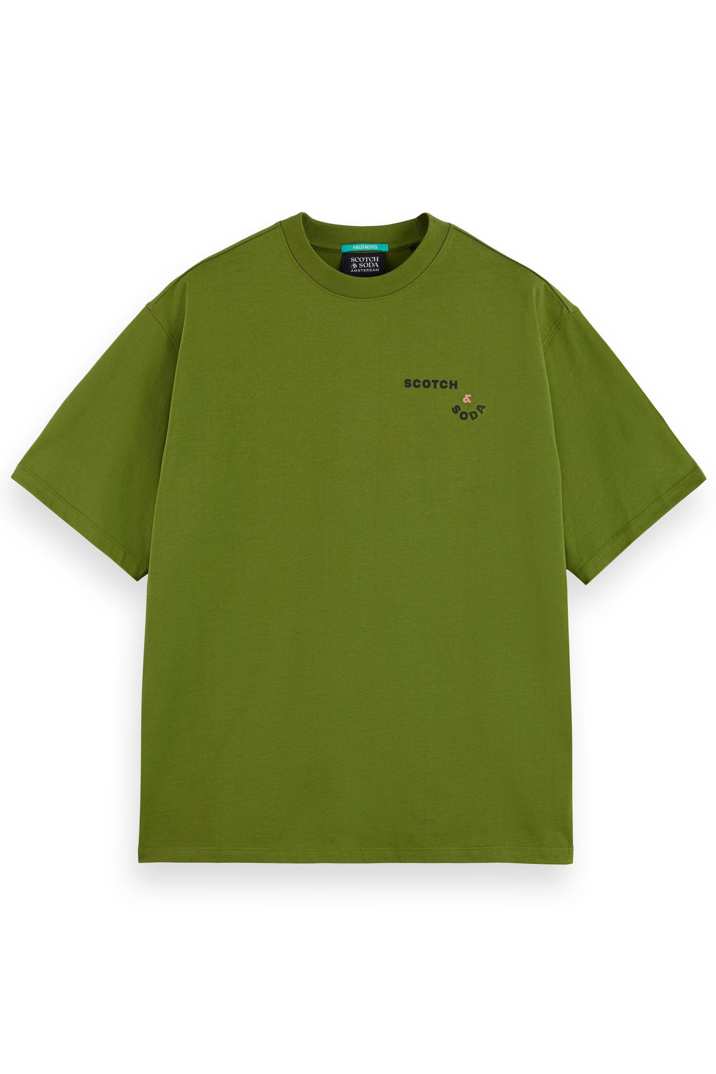 LOOSE FIT FRONT AND BACK ARTWORK T-SHIRT CALLA GREEN 5