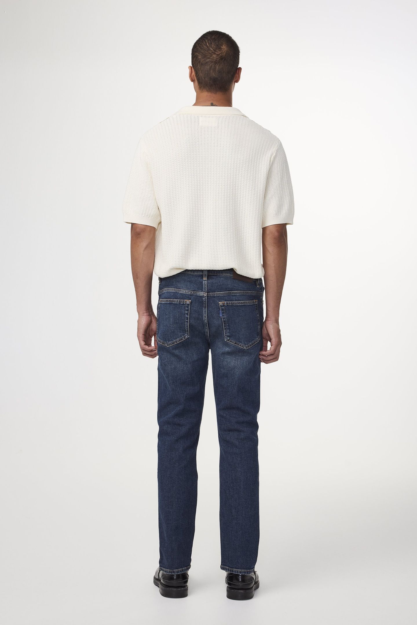 NN07 JOHNNY 1839 MEN'S STRAIGHT FIT LONG JEANS BLUE DENIM 2
