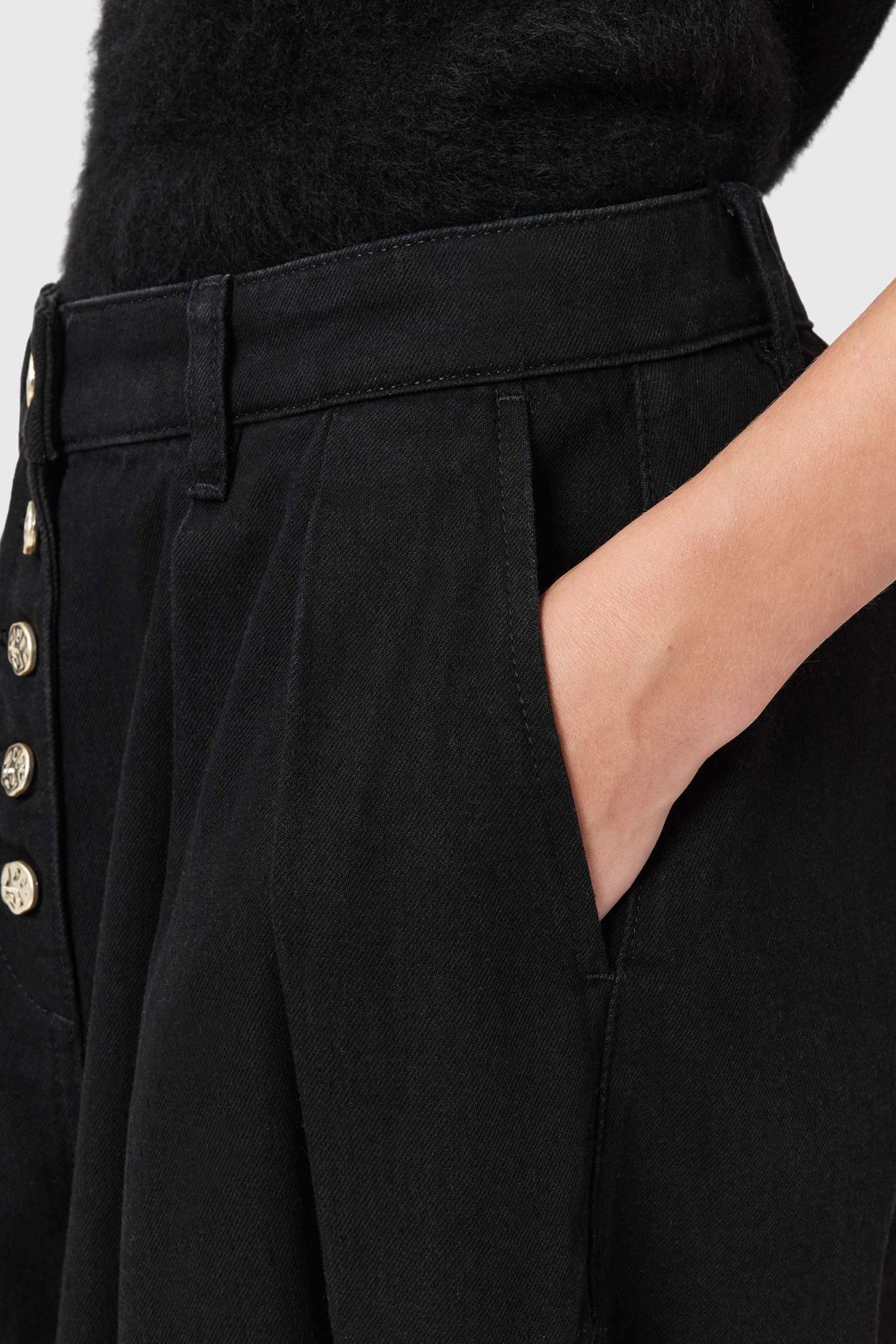 BECCA DENIM TROUSER BLACK 7