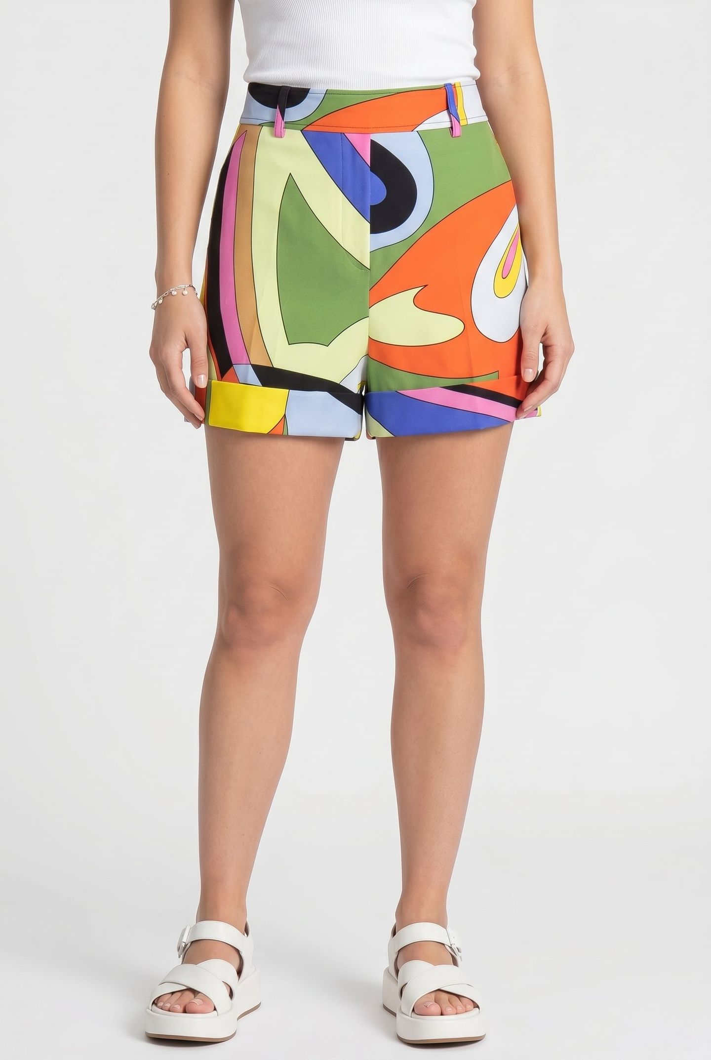 SHORTS GREY MULTICOLOR 1