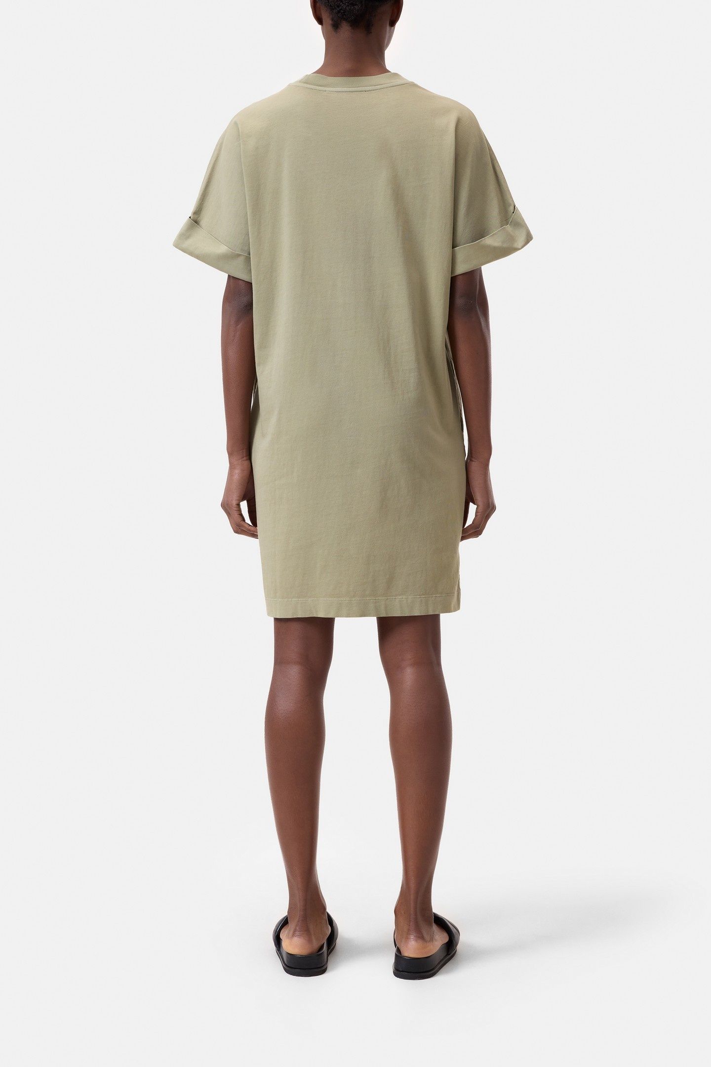 T-SHIRT DRESS CHINO GREEN 2