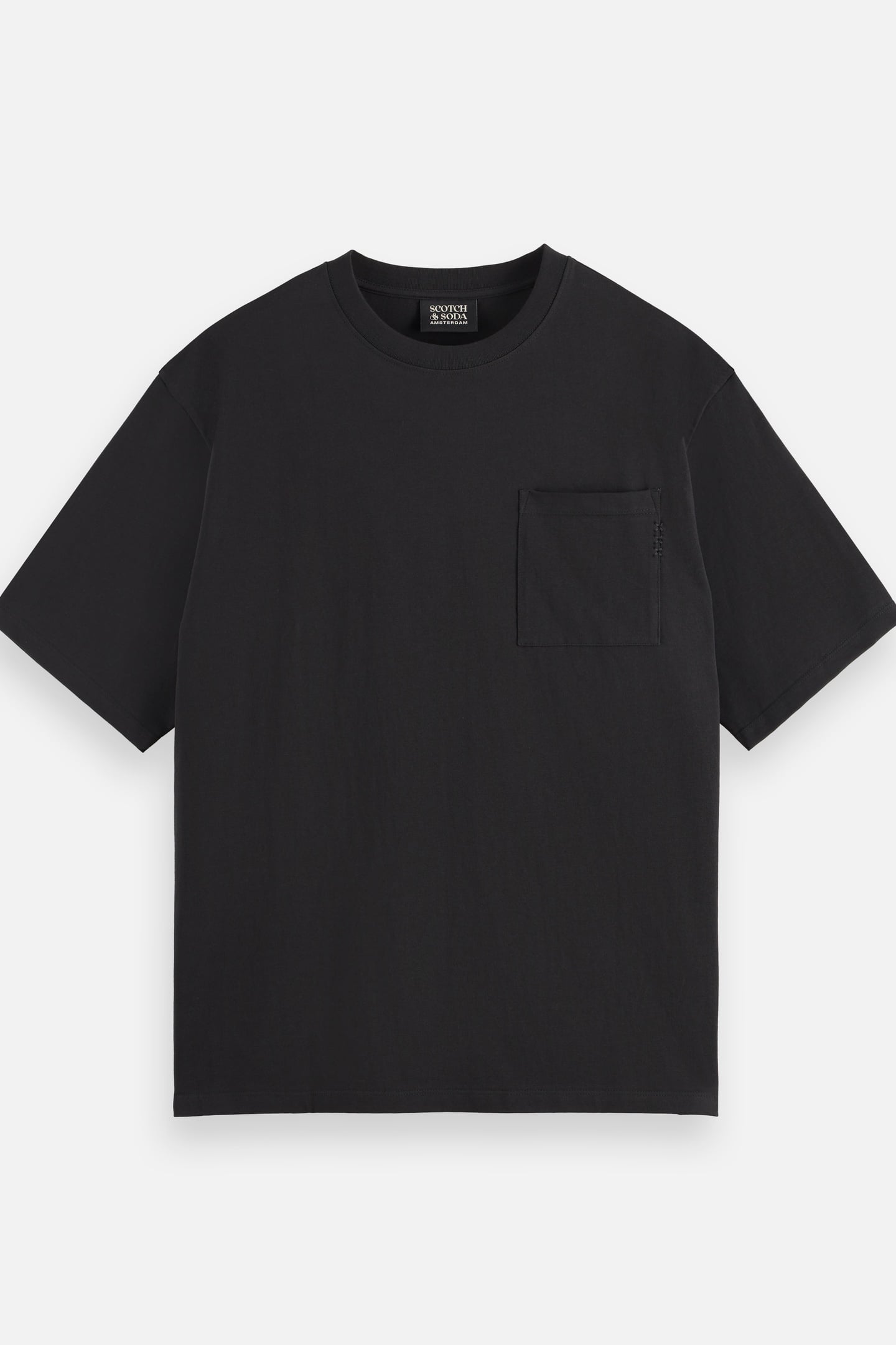 CORE - 3 CROSSES LOOSE FIT POCKET T-SHIRT BLACK 5