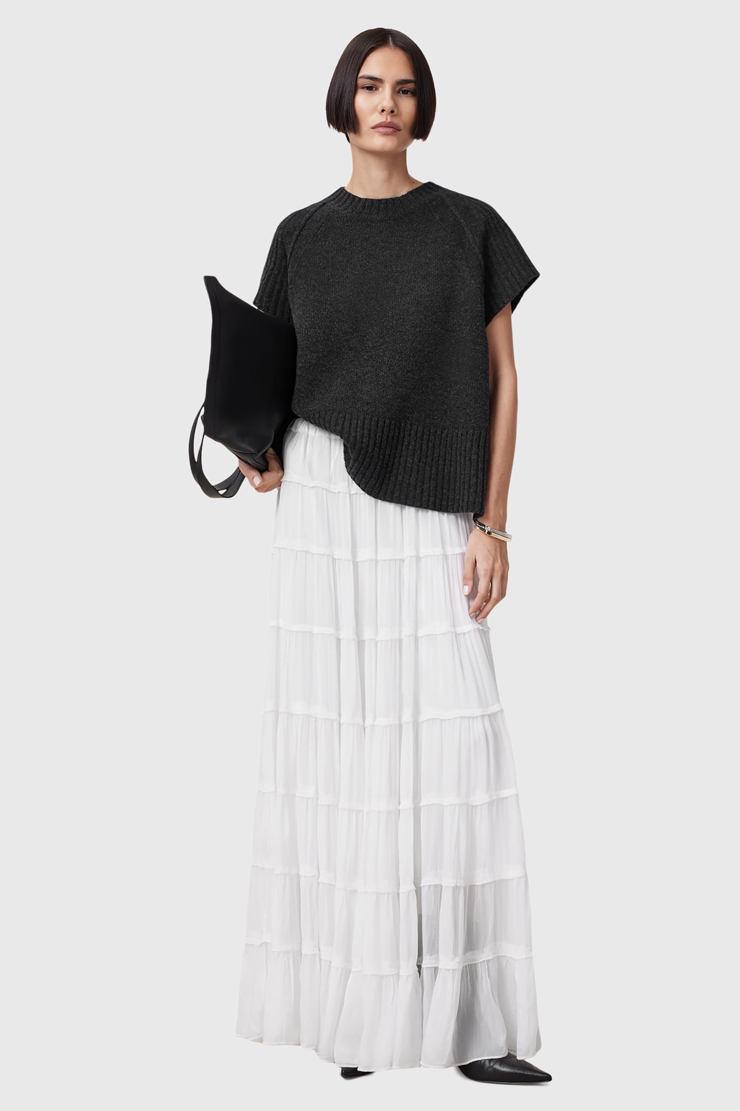EVA MAXI SKIRT CHALK WHITE 2