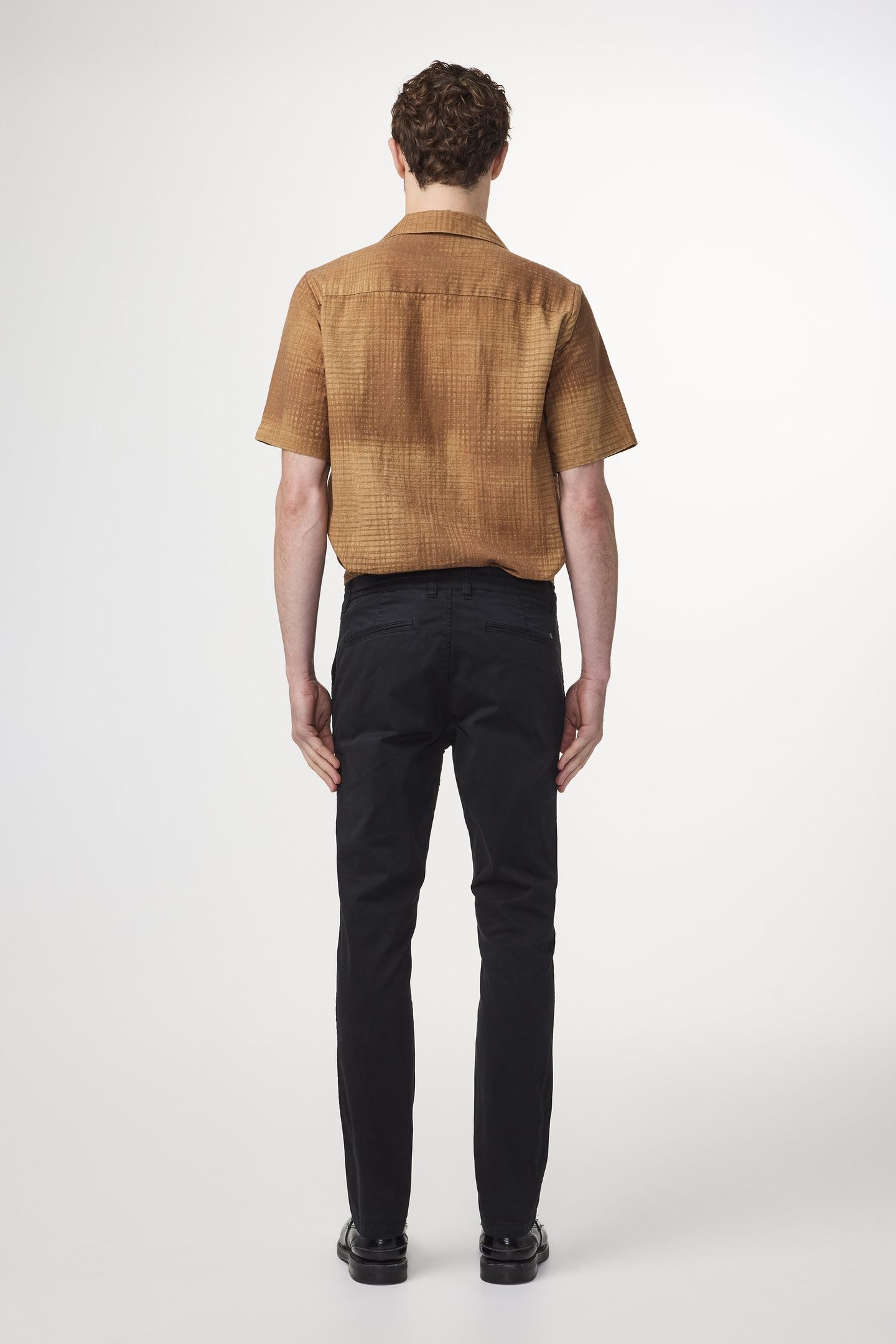 NN07 - MARCO 1400 SLIM-FIT BLACK CHINO PANT 2