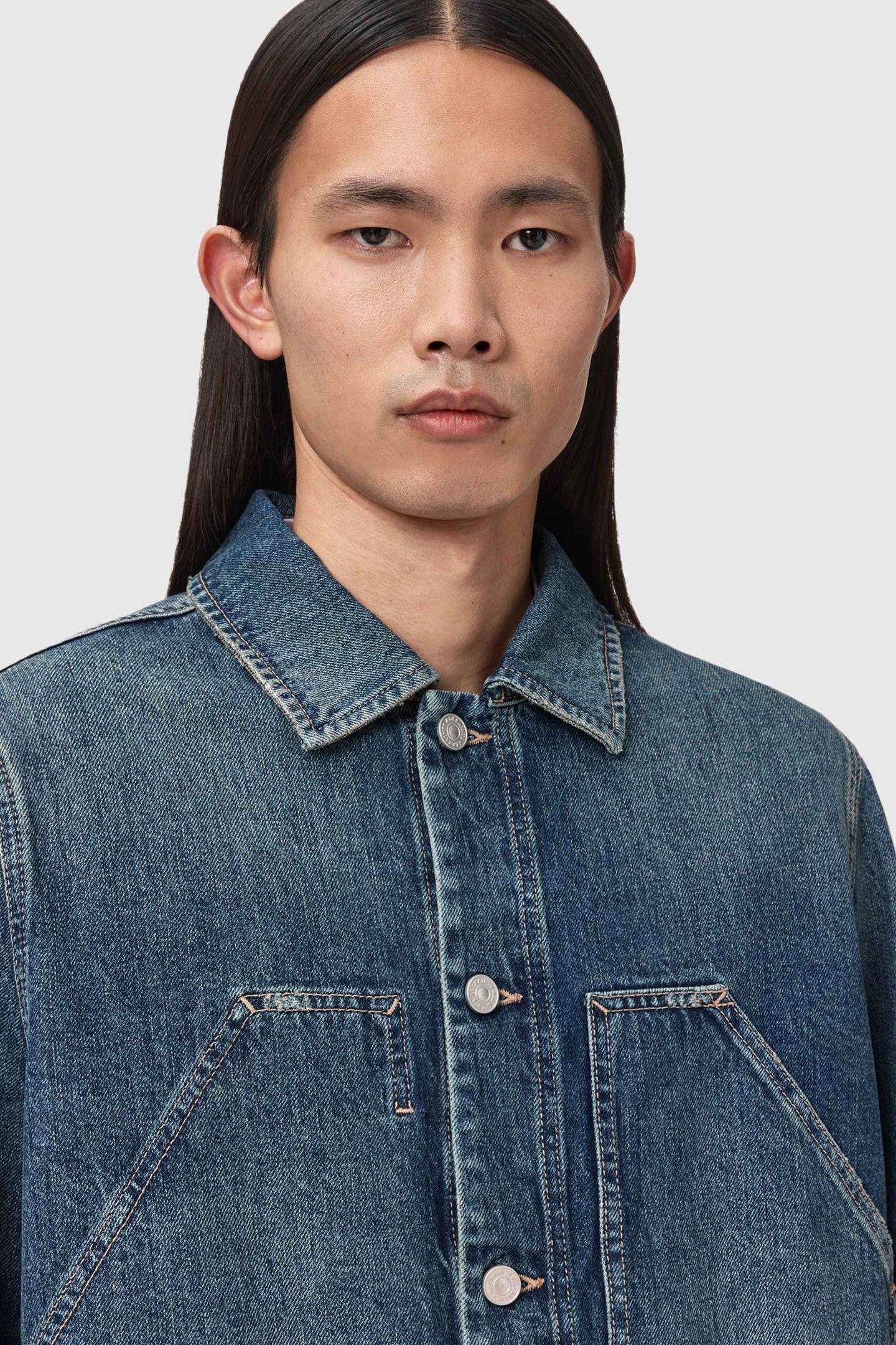 MUKESH JACKET MID INDIGO 8