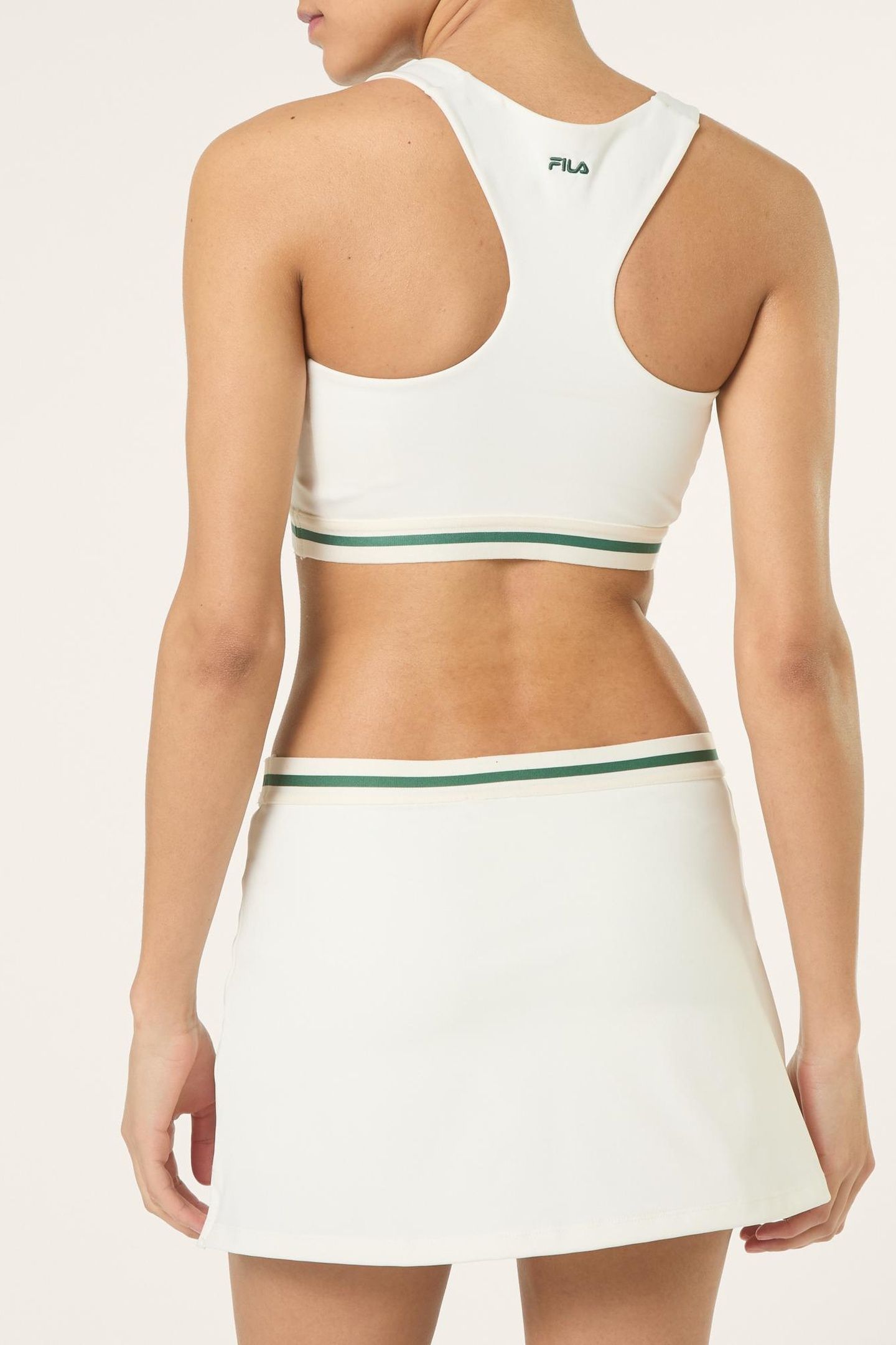 LUNATA GRAPHIC TAPED BRA TOP EGRET 3