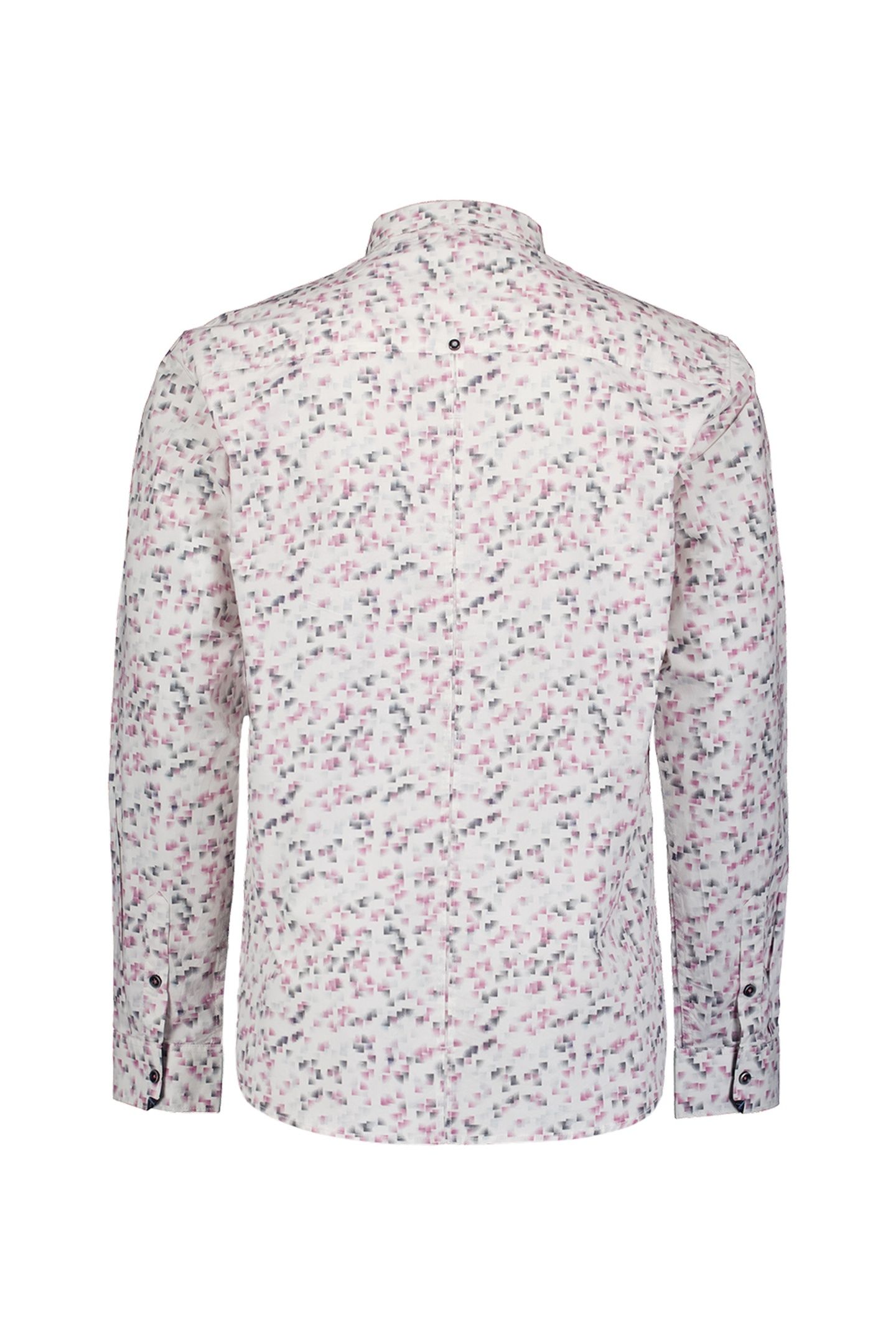 SHIRT STRETCH ALLOVER PRINTED MAUVE 2
