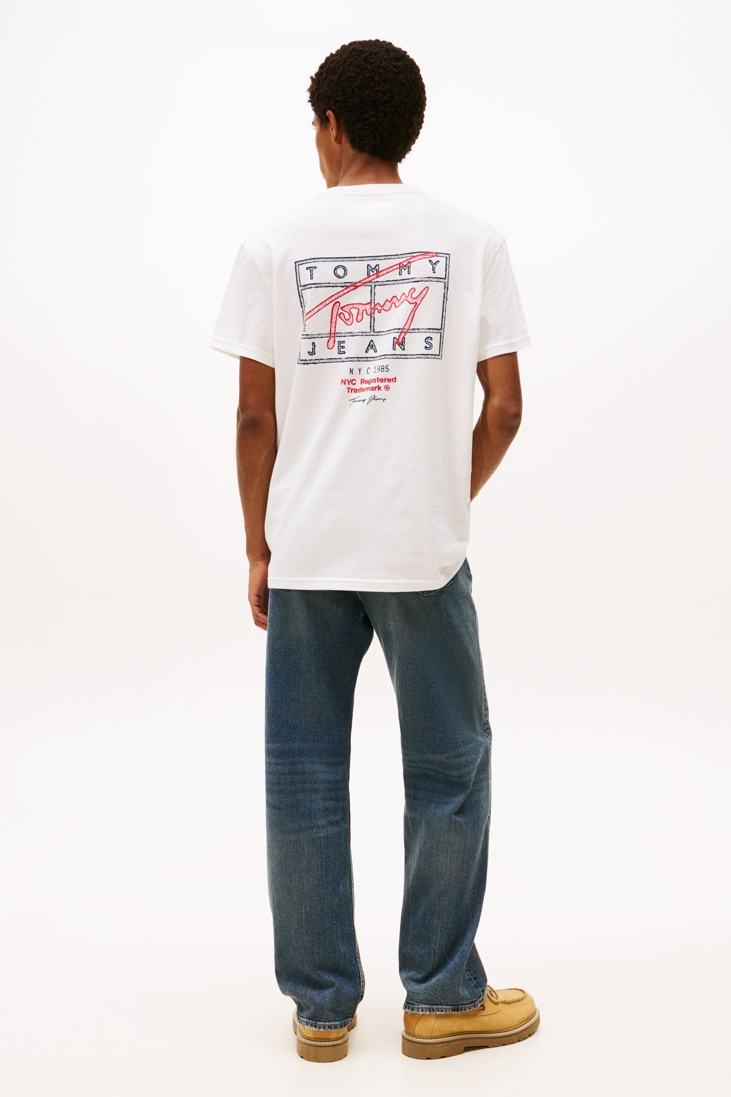 REGULAR SIGN SPRAY T-SHIRT ECRU 4