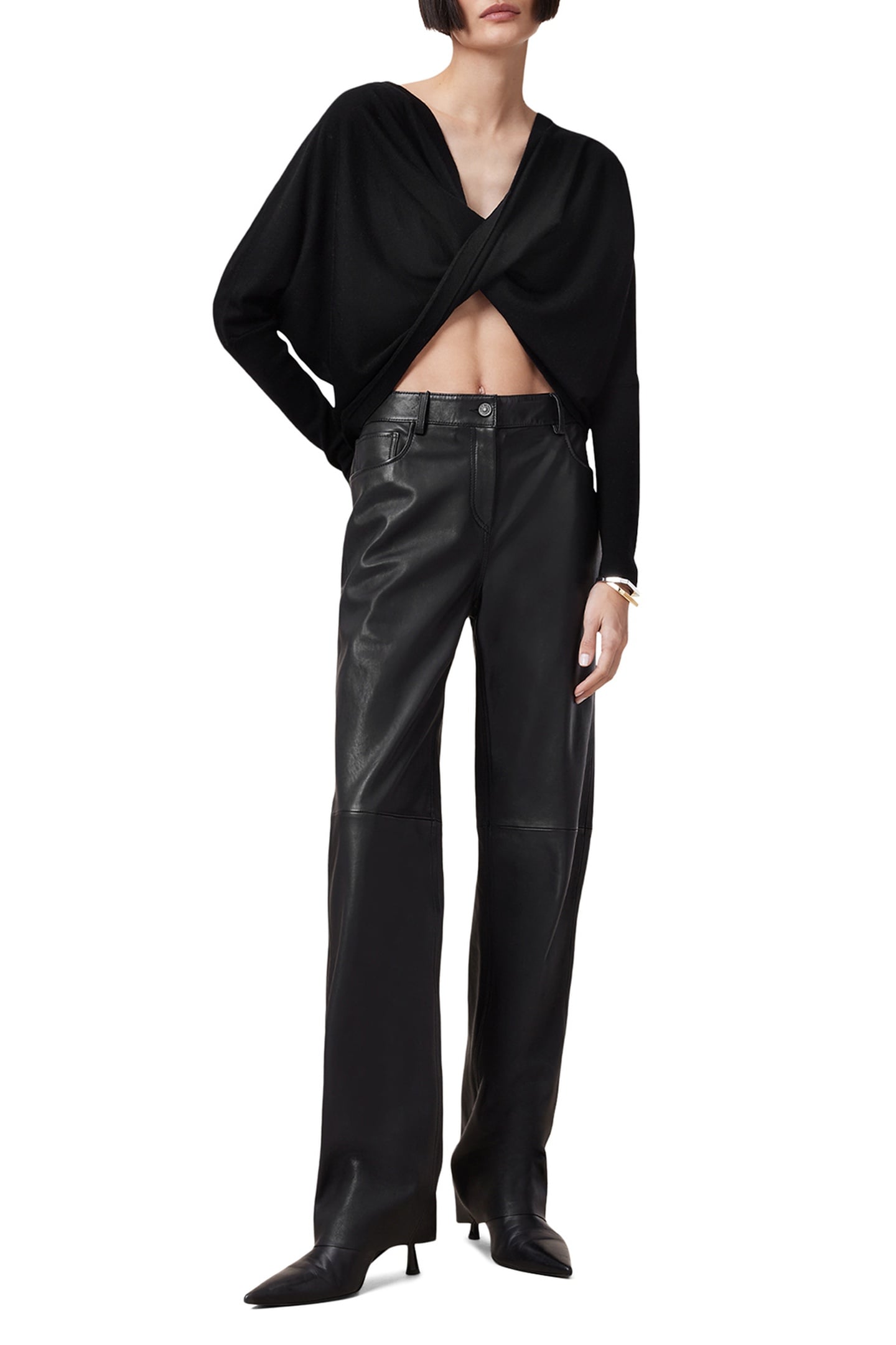 JULIEANA WRAP JUMPER BLACK 2
