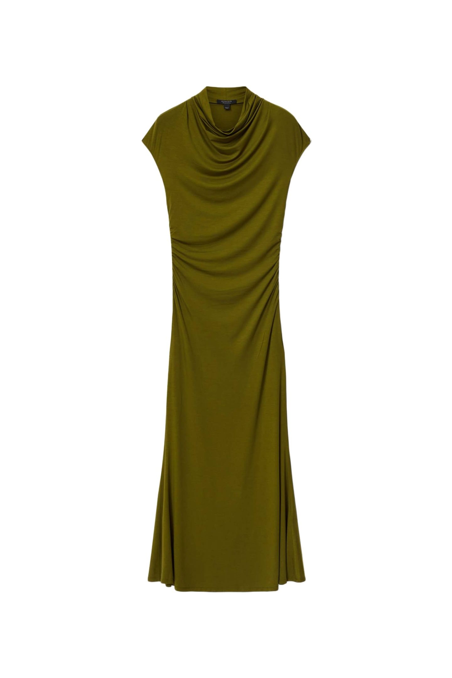 SELENA DRESS KHAKI GREEN 5